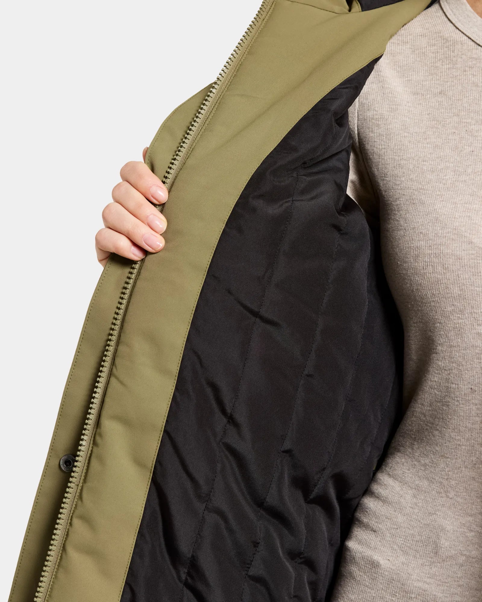 Iris Parka - Olive Green