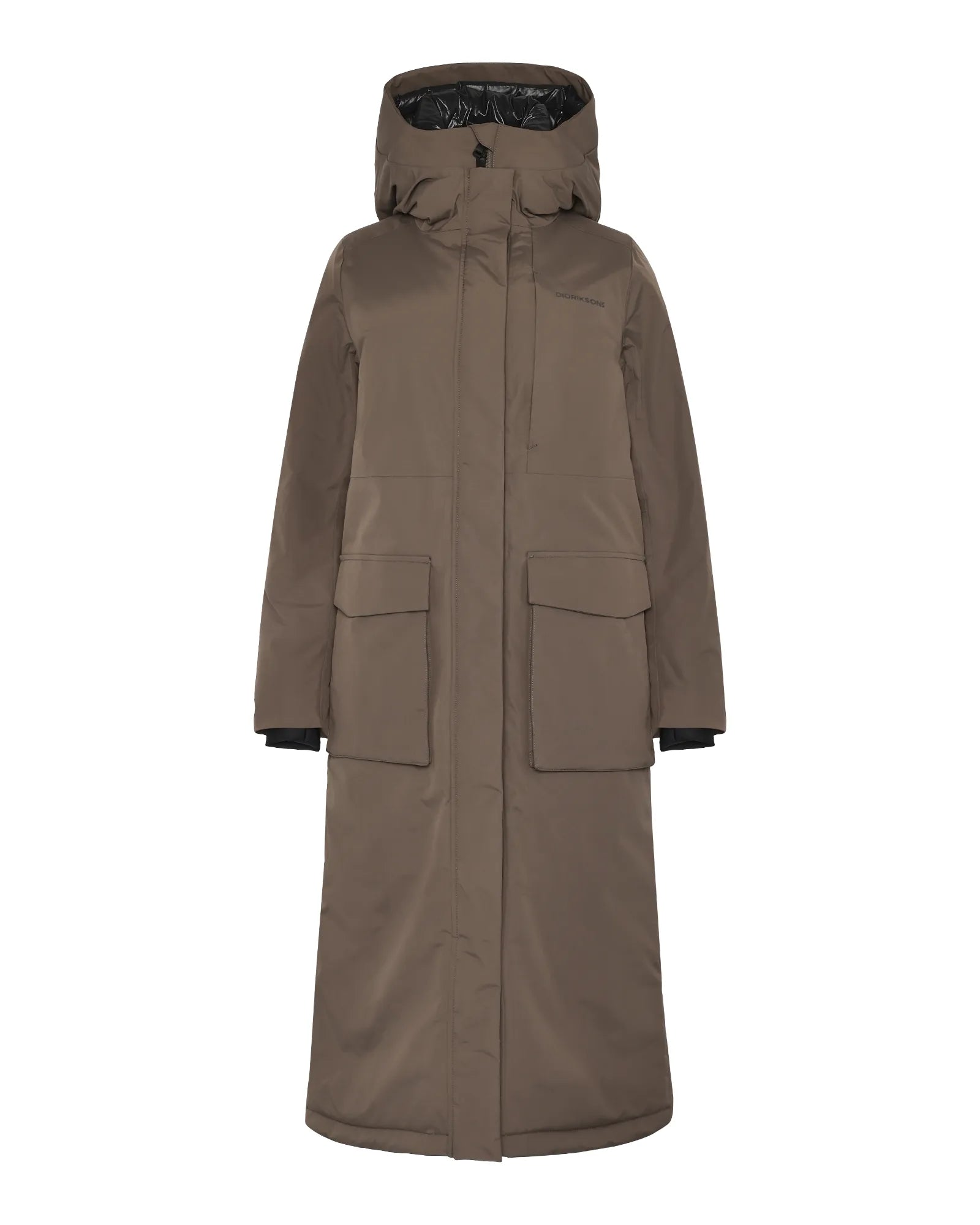 Leya Long Parka - Mocha Brown