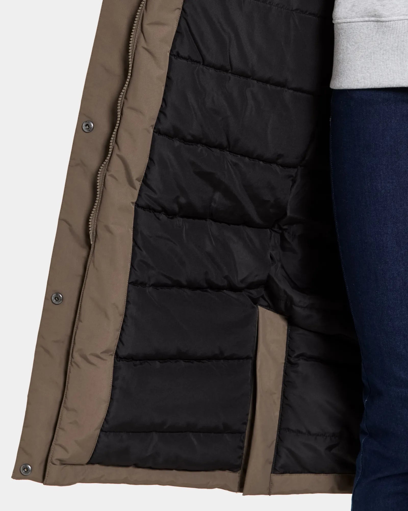 Leya Long Parka - Mocha Brown