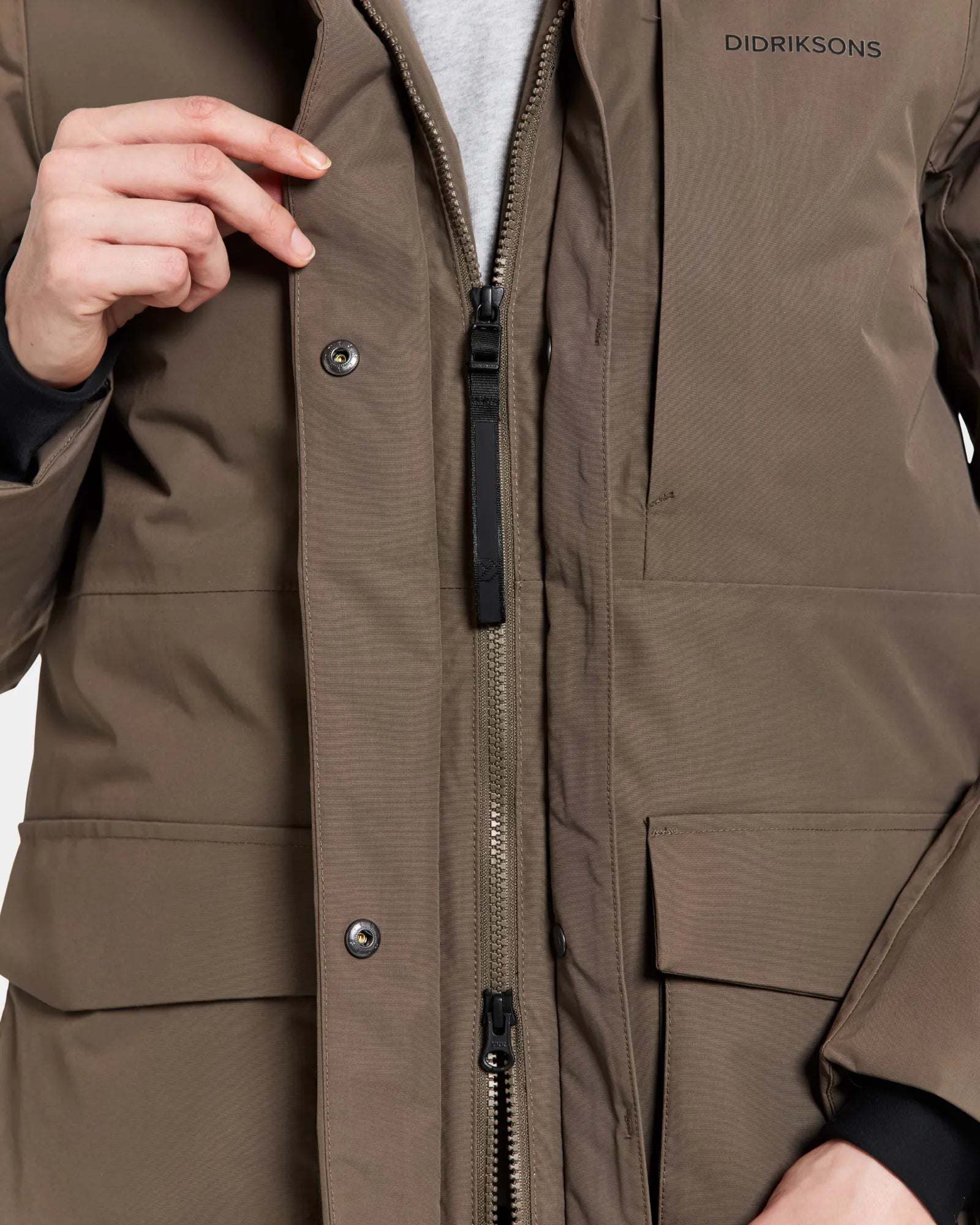 Leya Long Parka - Mocha Brown