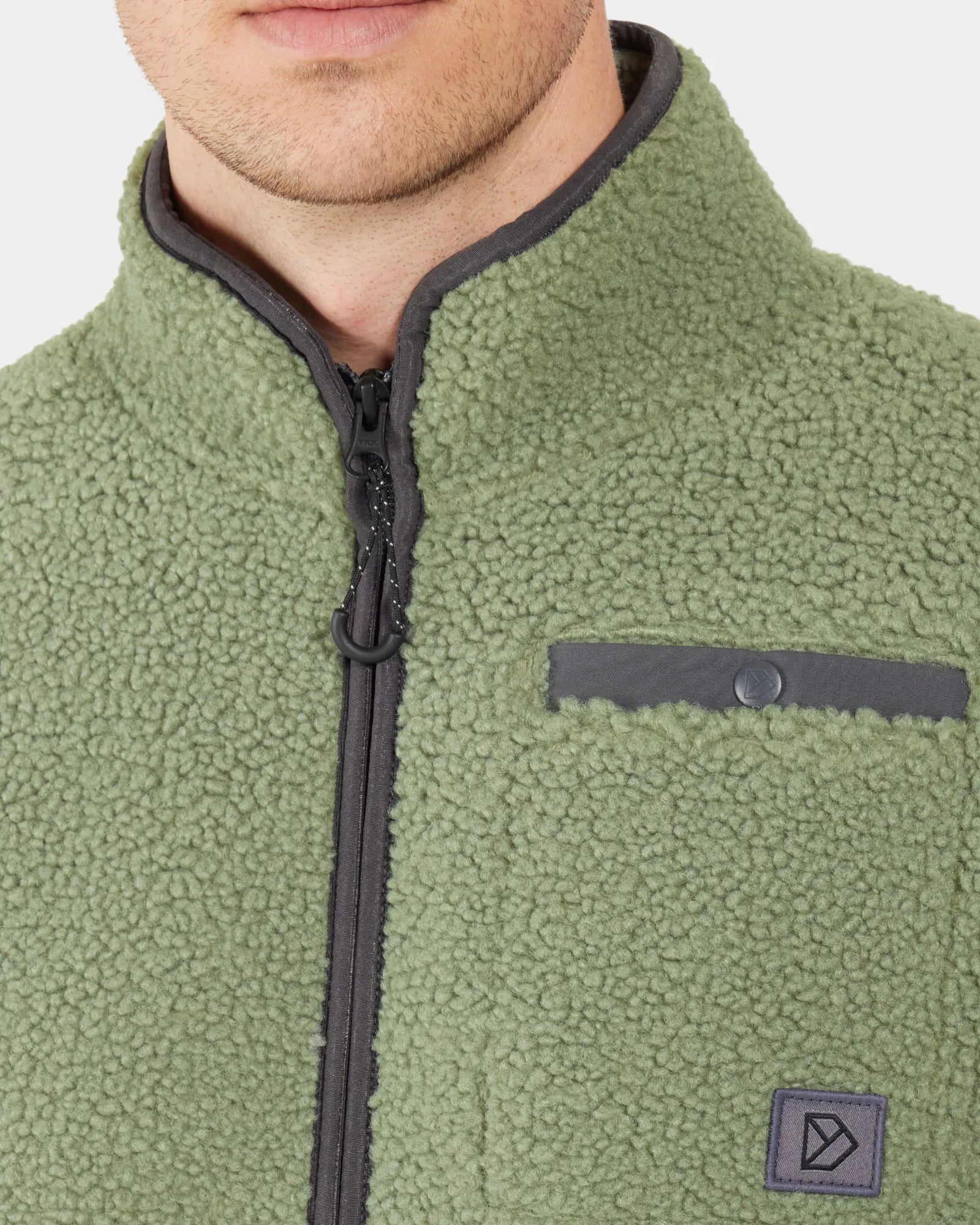 Phoenix Full Zip Fleece - Light Moss