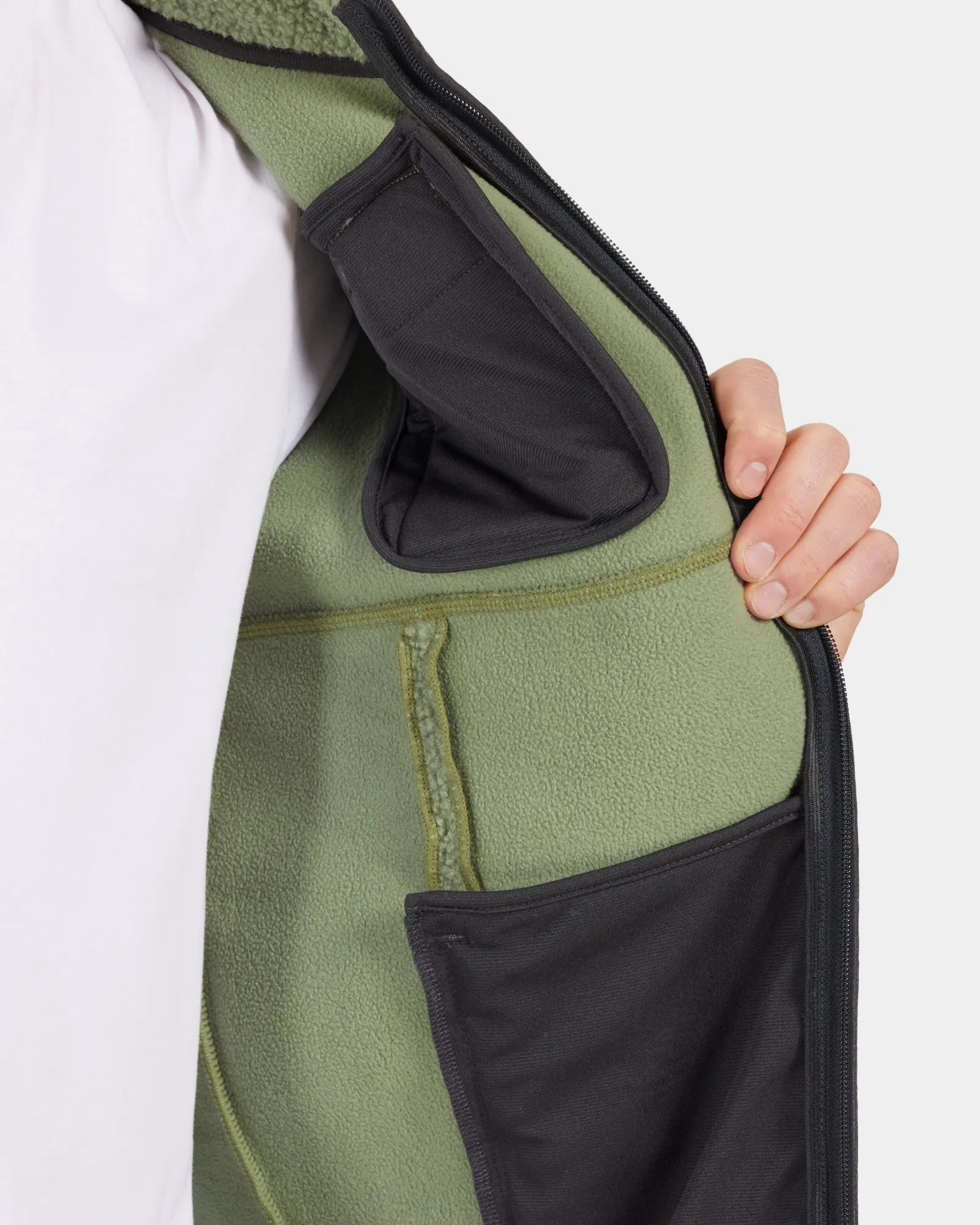 Phoenix Full Zip Fleece - Light Moss