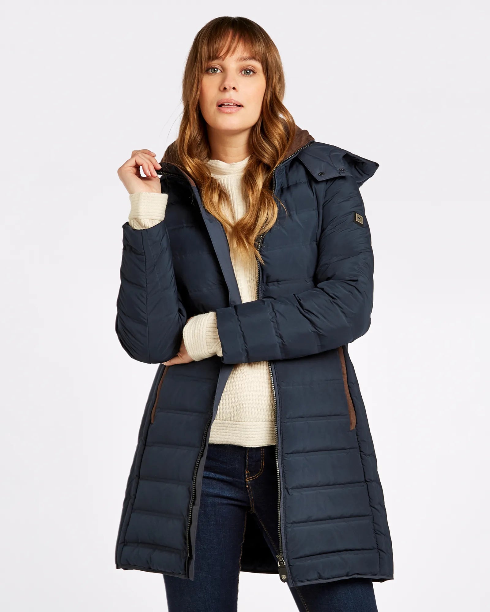 Ballybrophy Coat - Navy