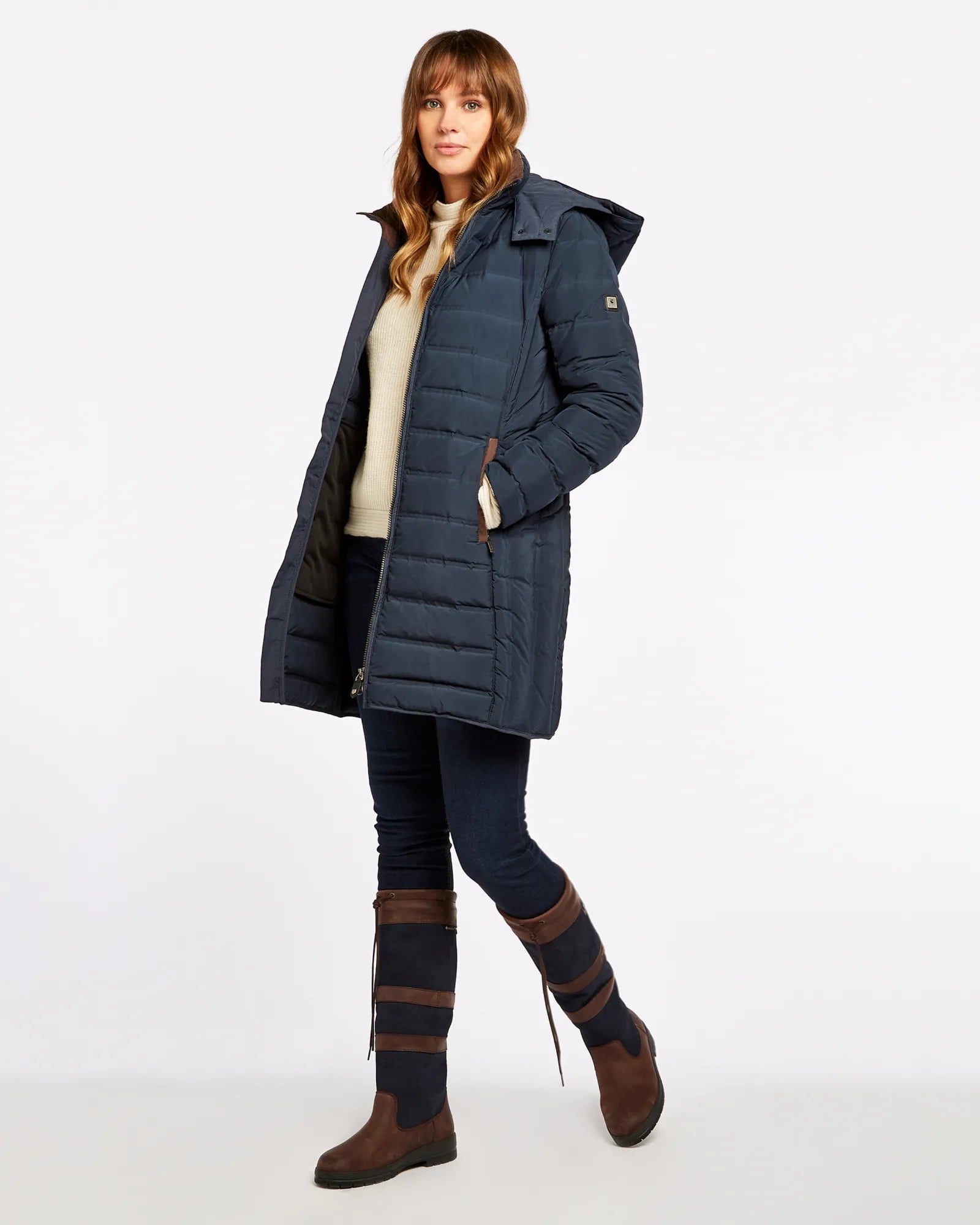 Ballybrophy Coat - Navy