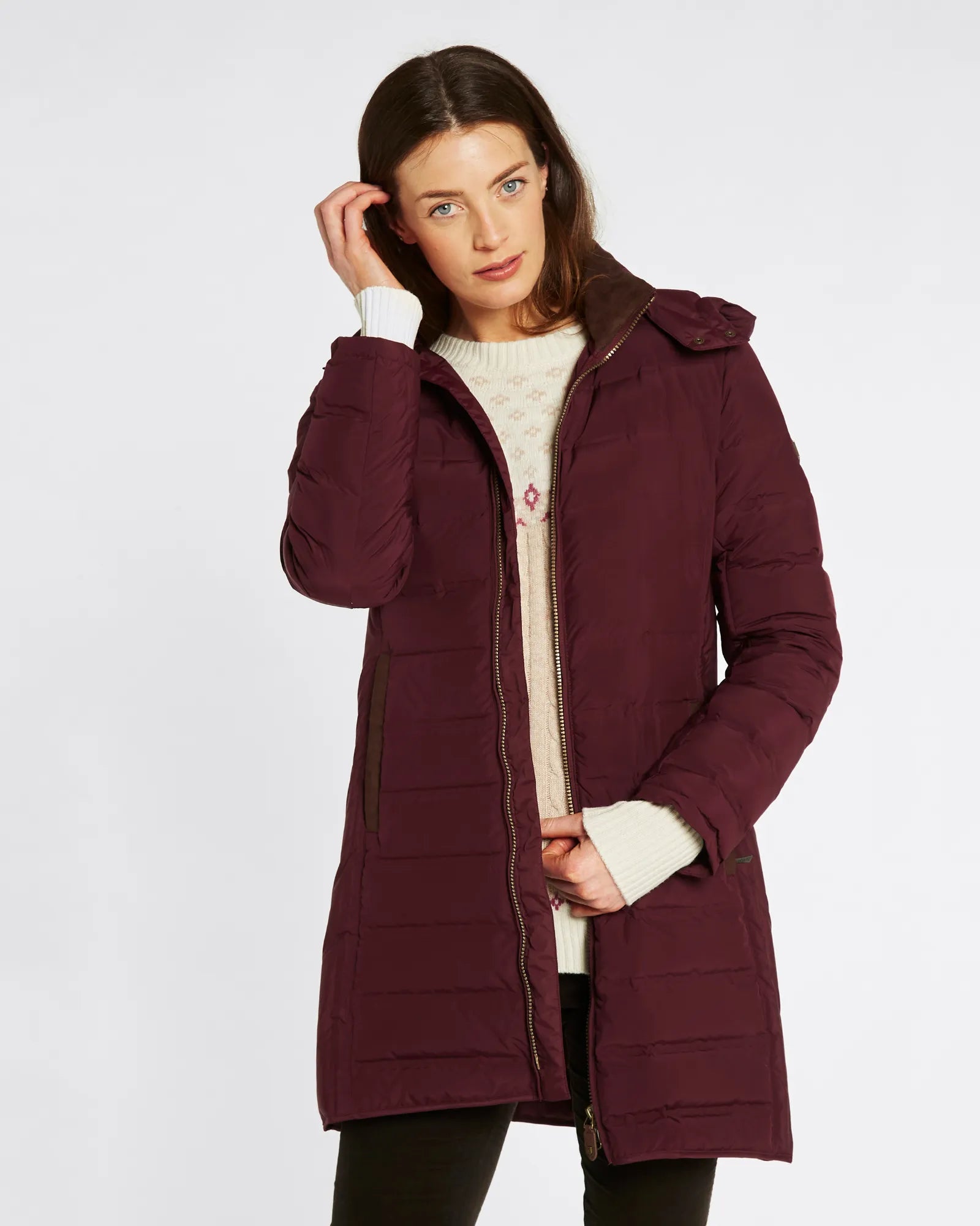 Ballybrophy Coat - Ox Blood