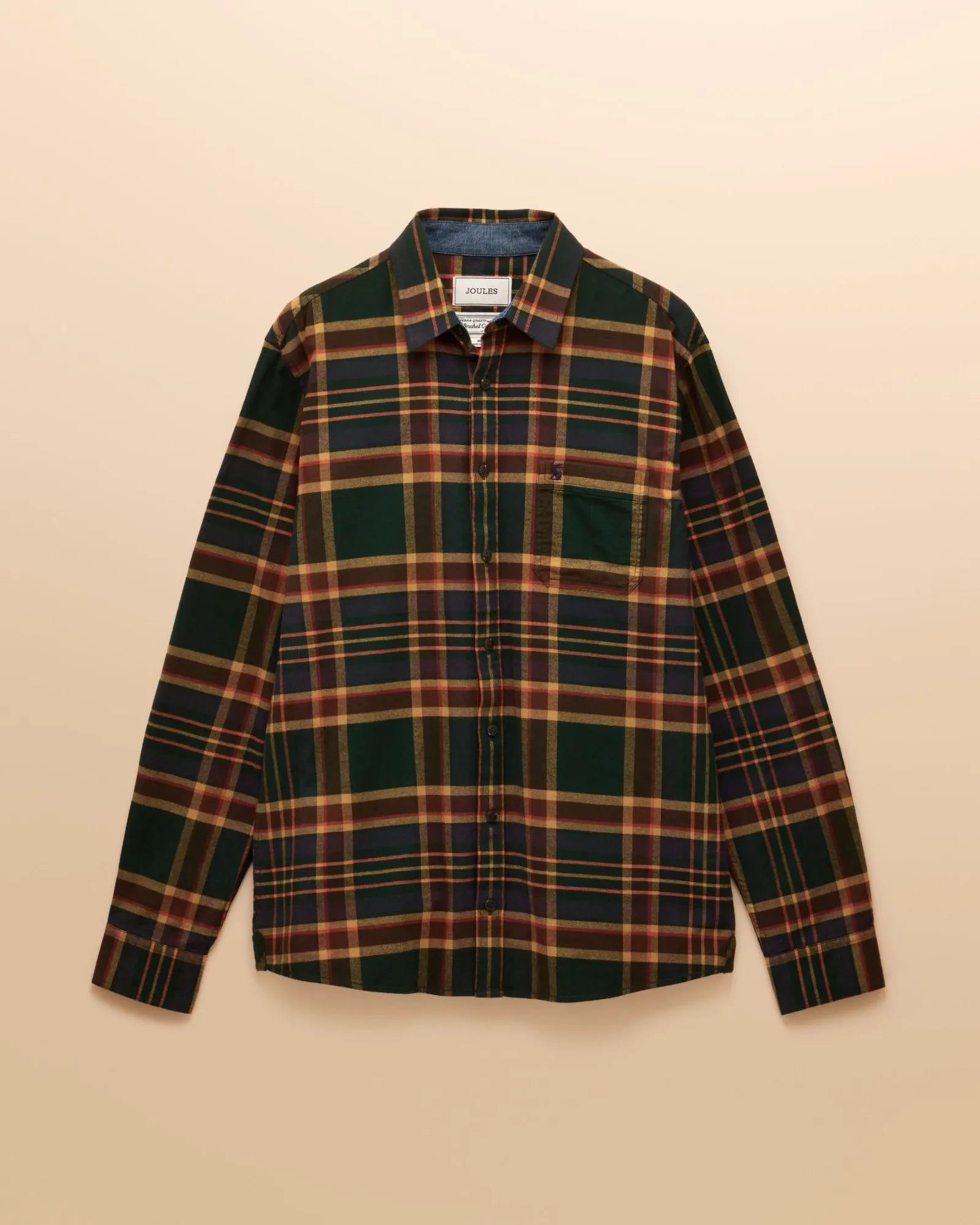 Brushed Flannel Shirt - Green