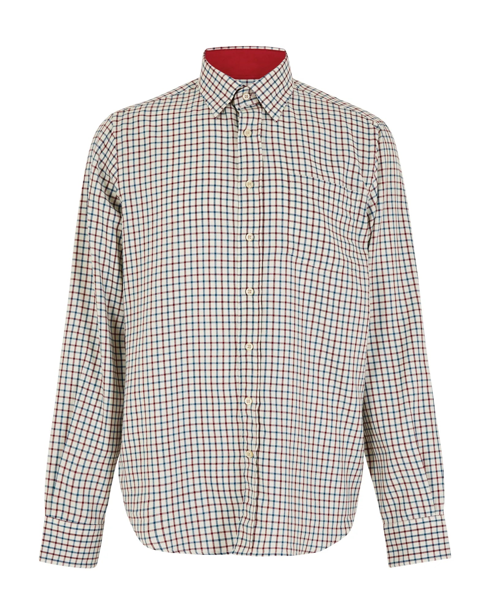 Connel Tattersall Check Shirt - Cardinal