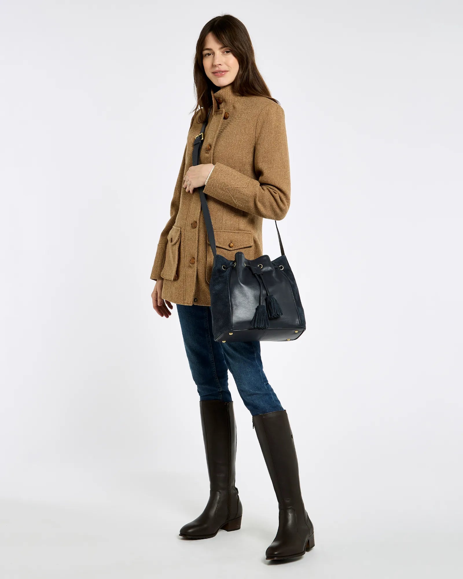 Doonbeg Bucket Bag - Navy