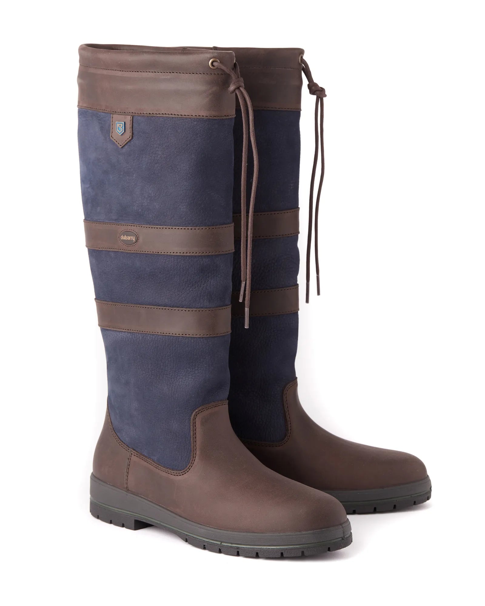 Galway Country Boot - Navy/Brown