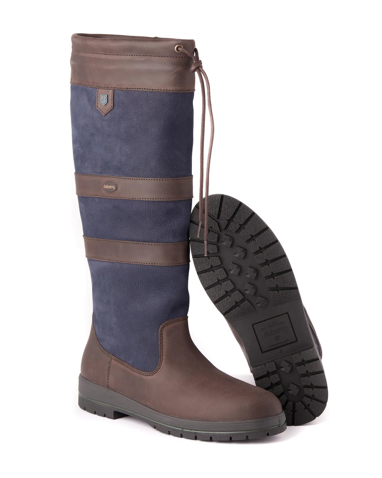 Galway Country Boot - Navy/Brown