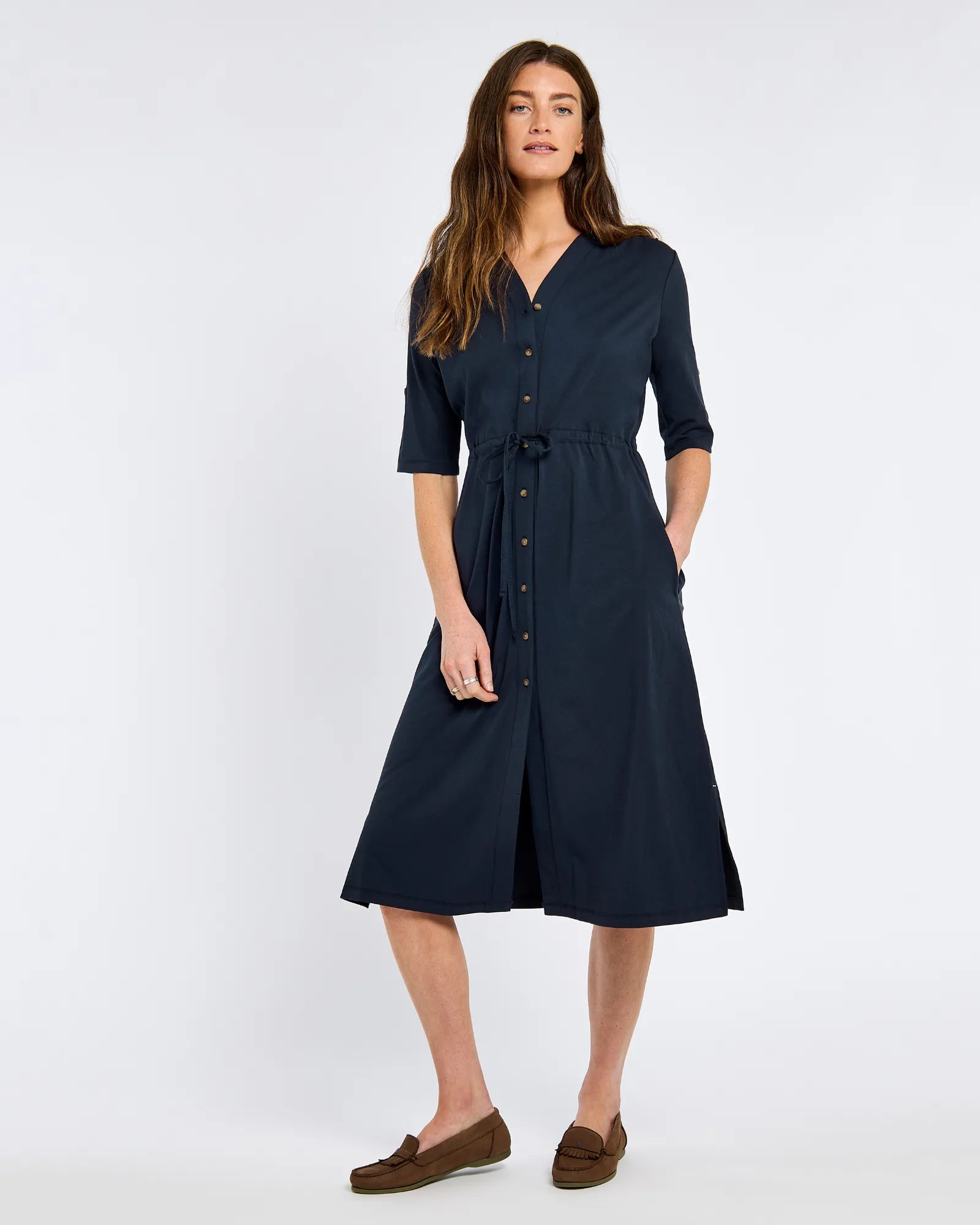 Hanlon Dress - Navy