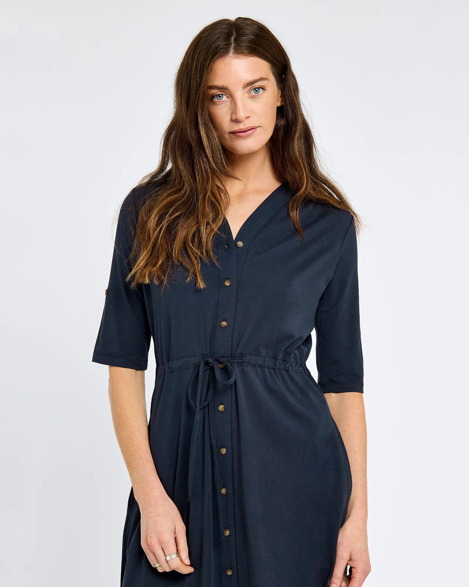 Hanlon Dress - Navy