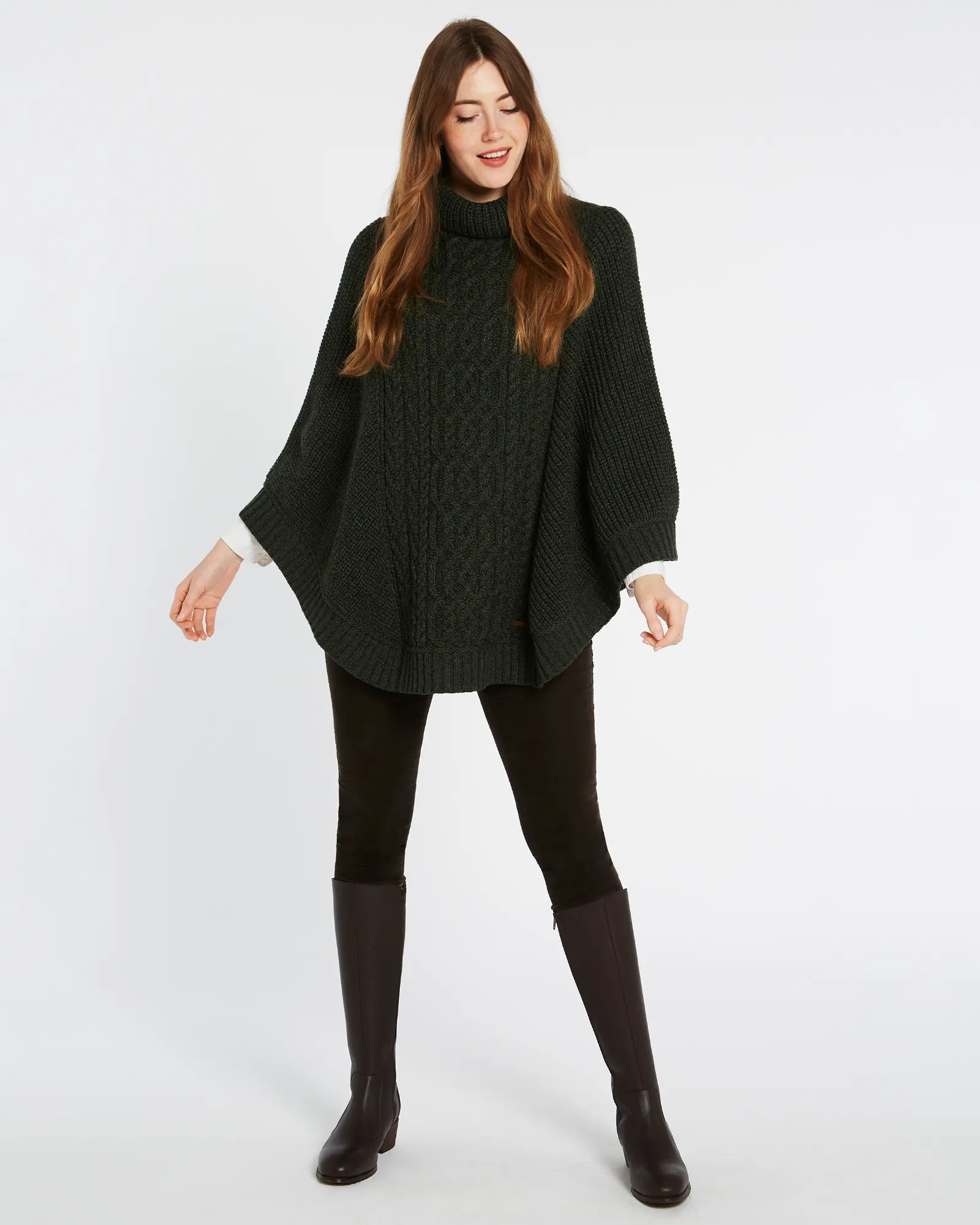 Kilronan Poncho - Olive