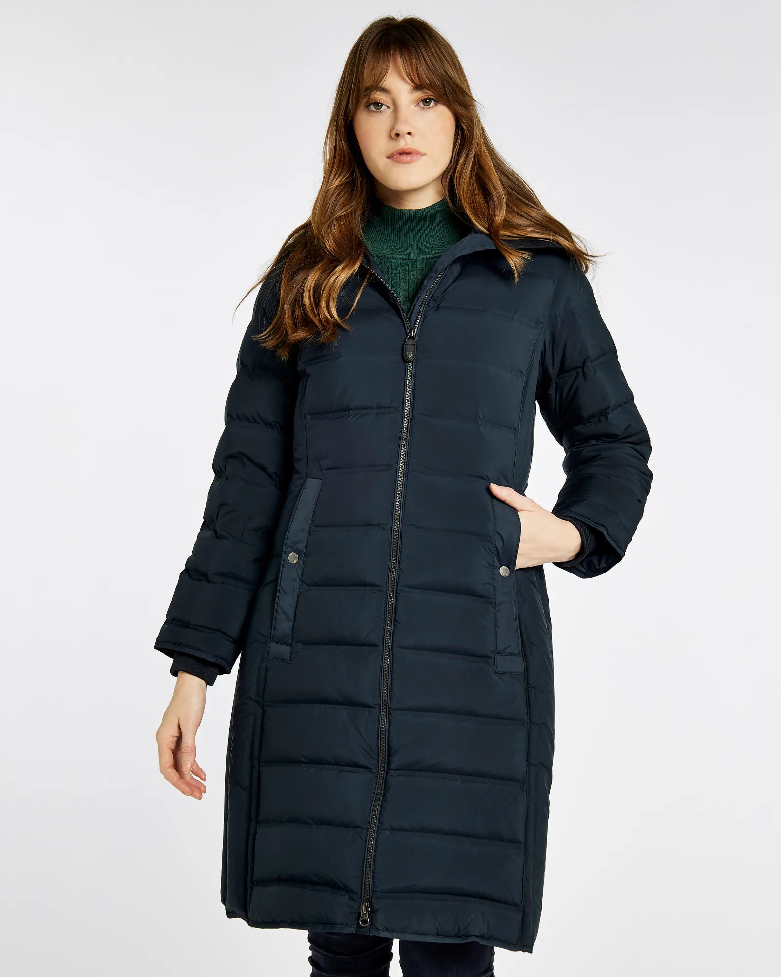 Meyers Long Length Coat - Navy