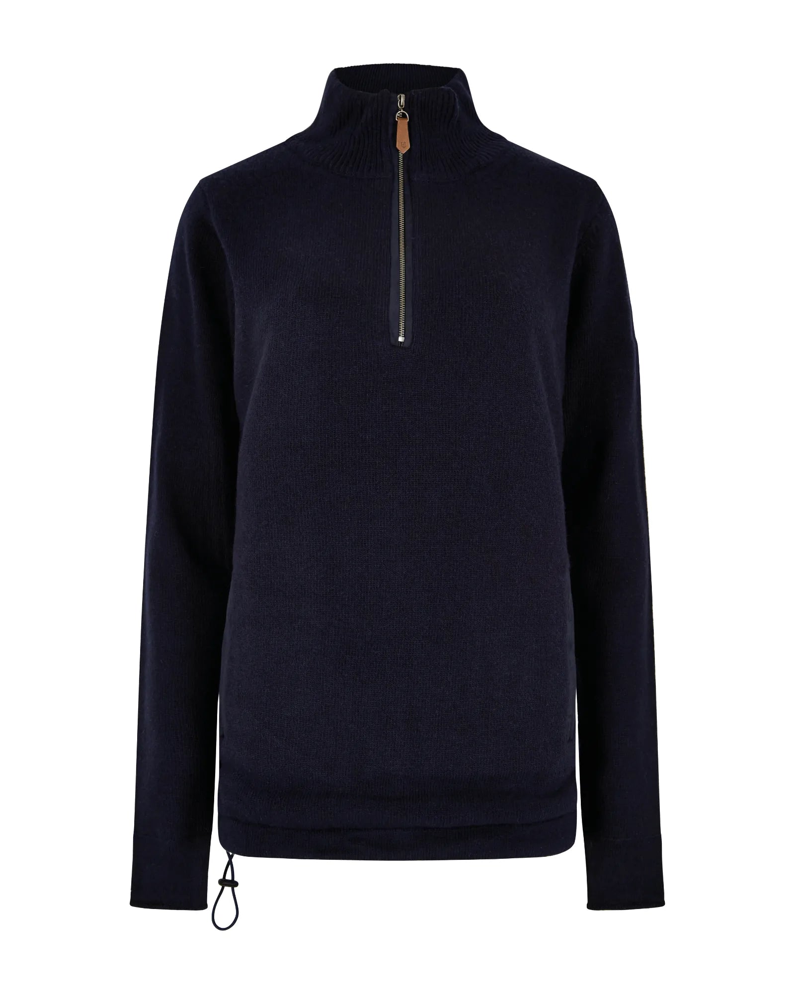 Morrisey Zip Neck Sweater - Navy
