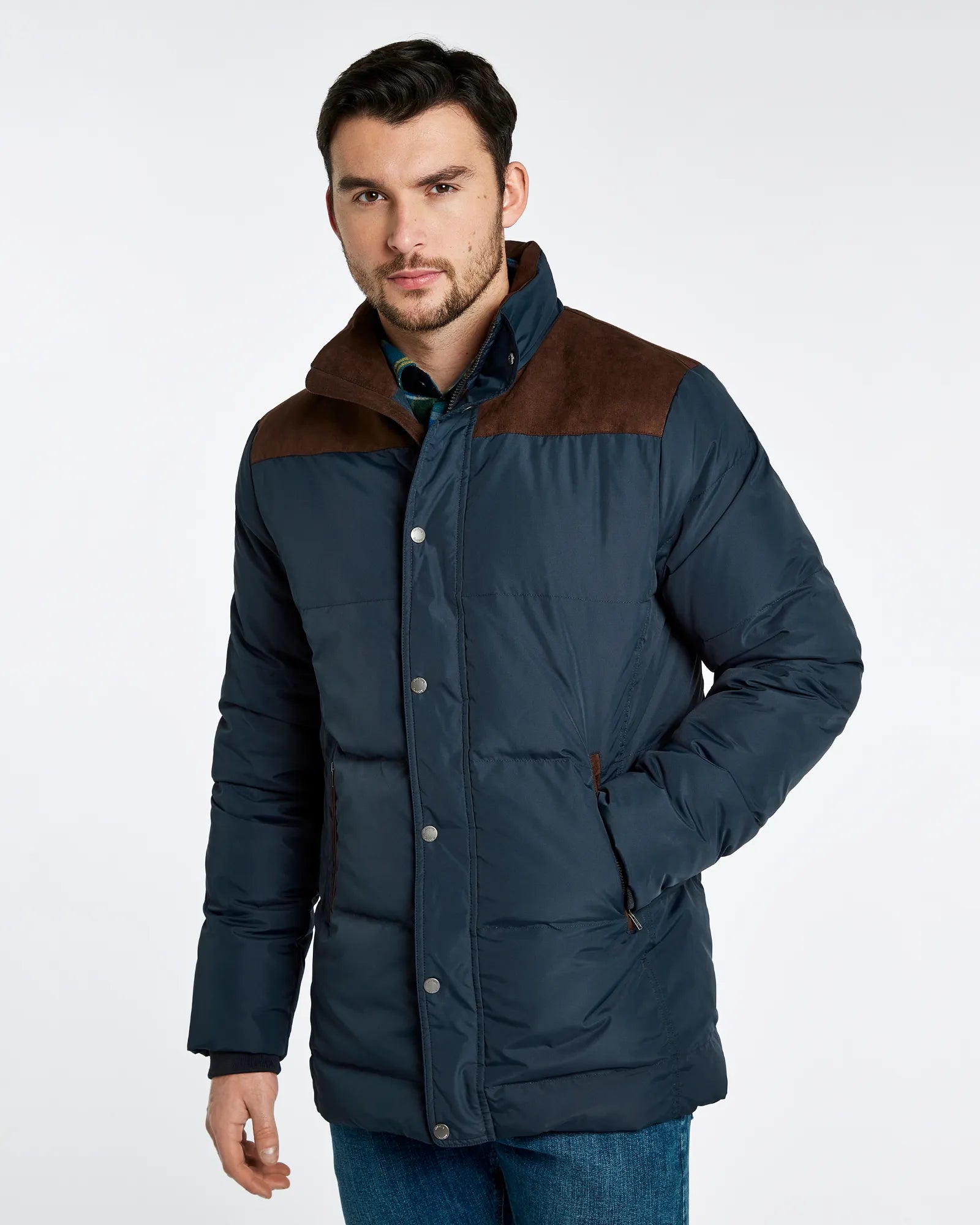 Talbot Down Filled Jacket - Navy