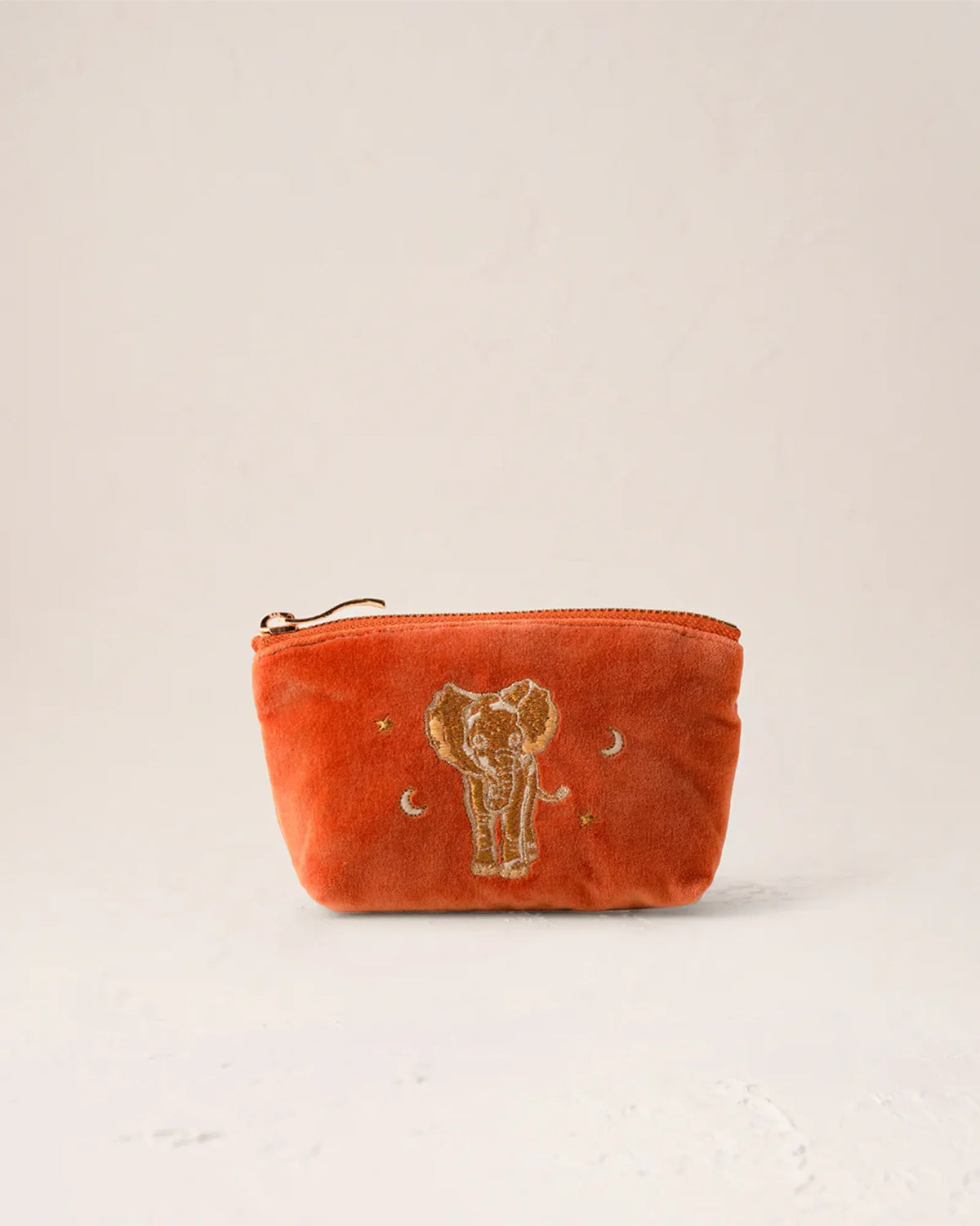 Elizabeth Scarlett Golden Elephants Rust Coin Purse – Beacon