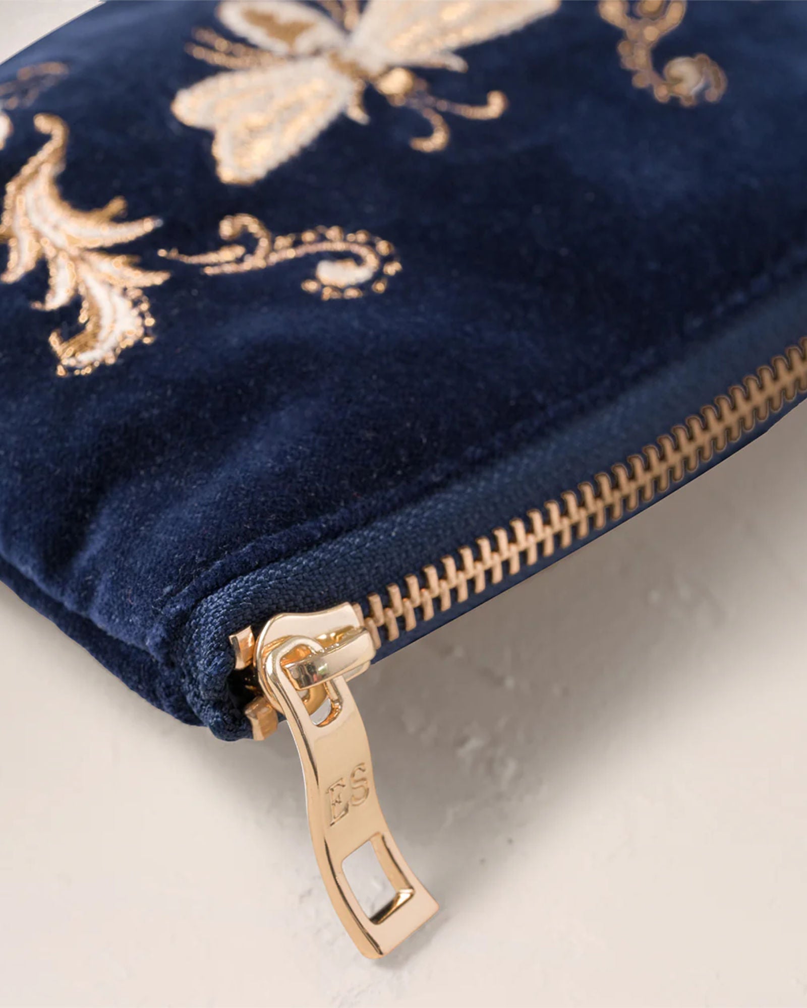 Provencal Bee Navy Coin Purse