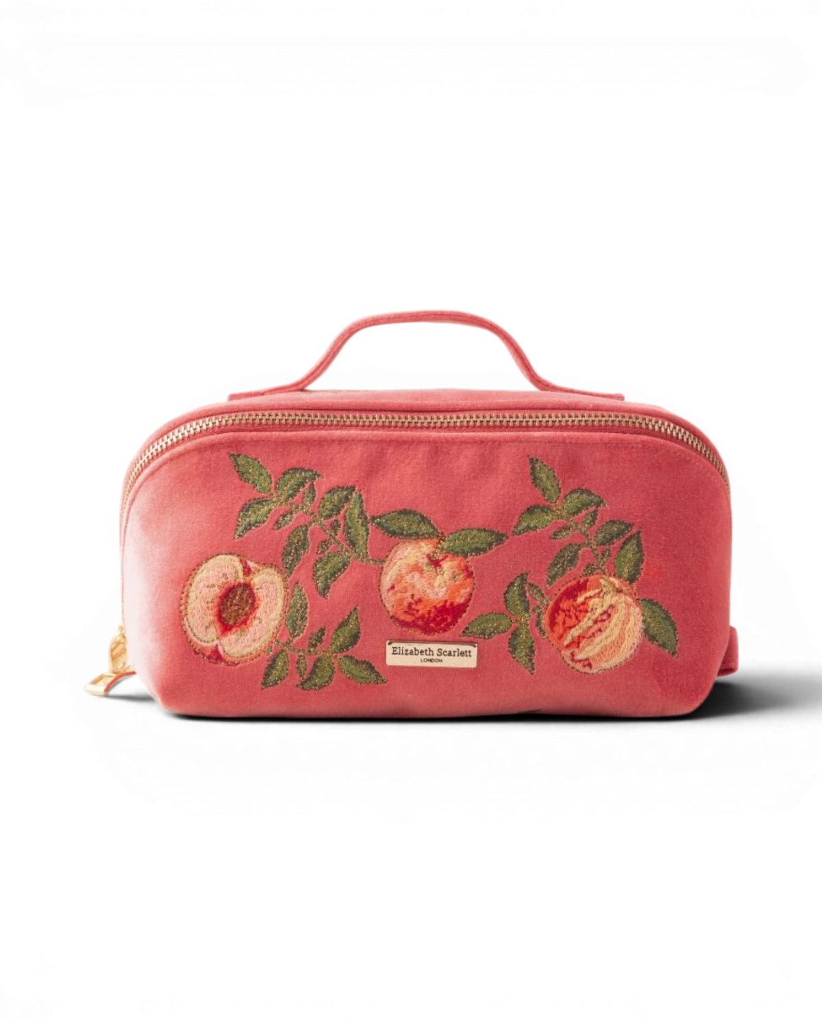 Elizabeth Scarlett Summer Peach Open Flat Makeup Bag - Spiced