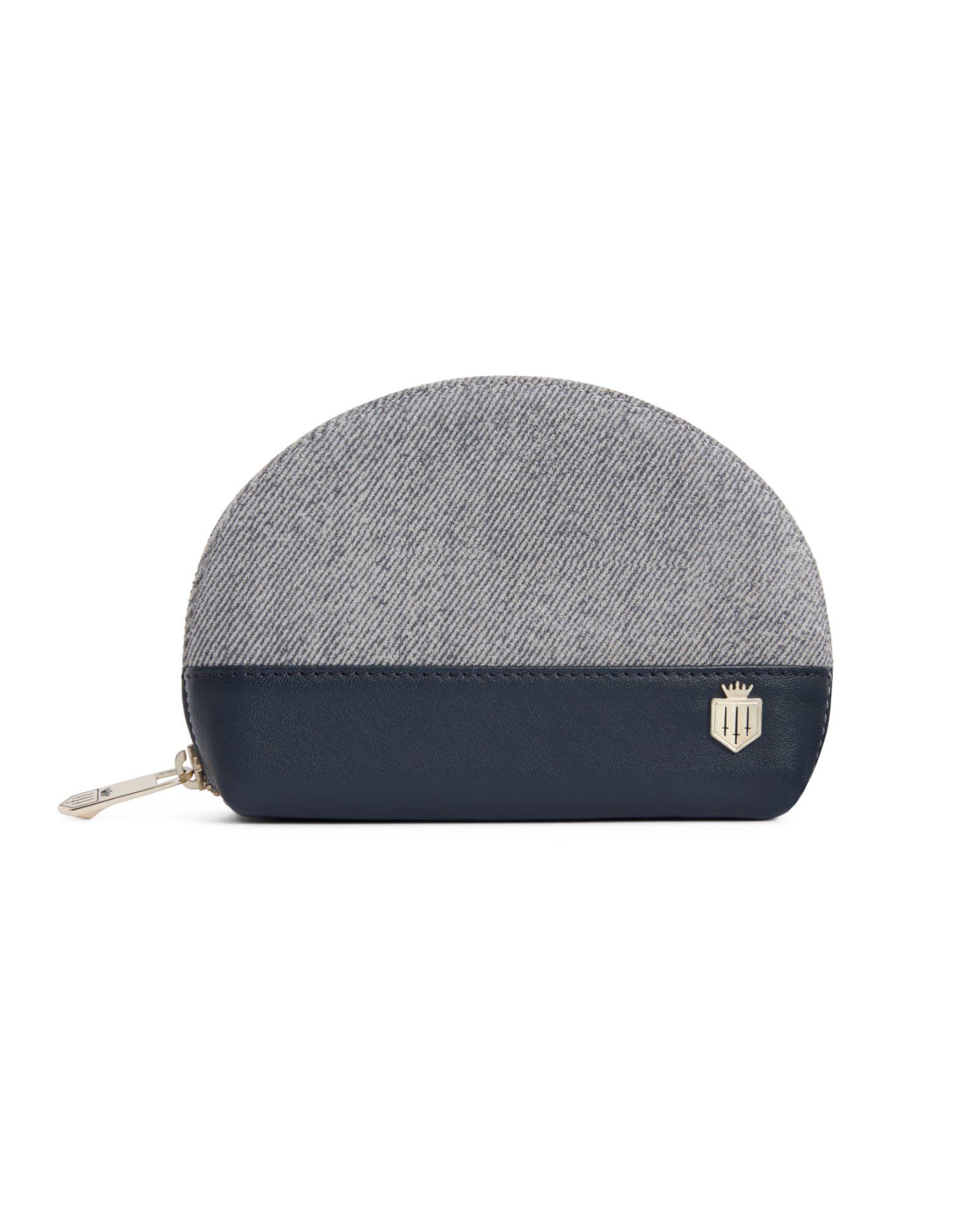Chiltern Coin Purse - Denim Suede