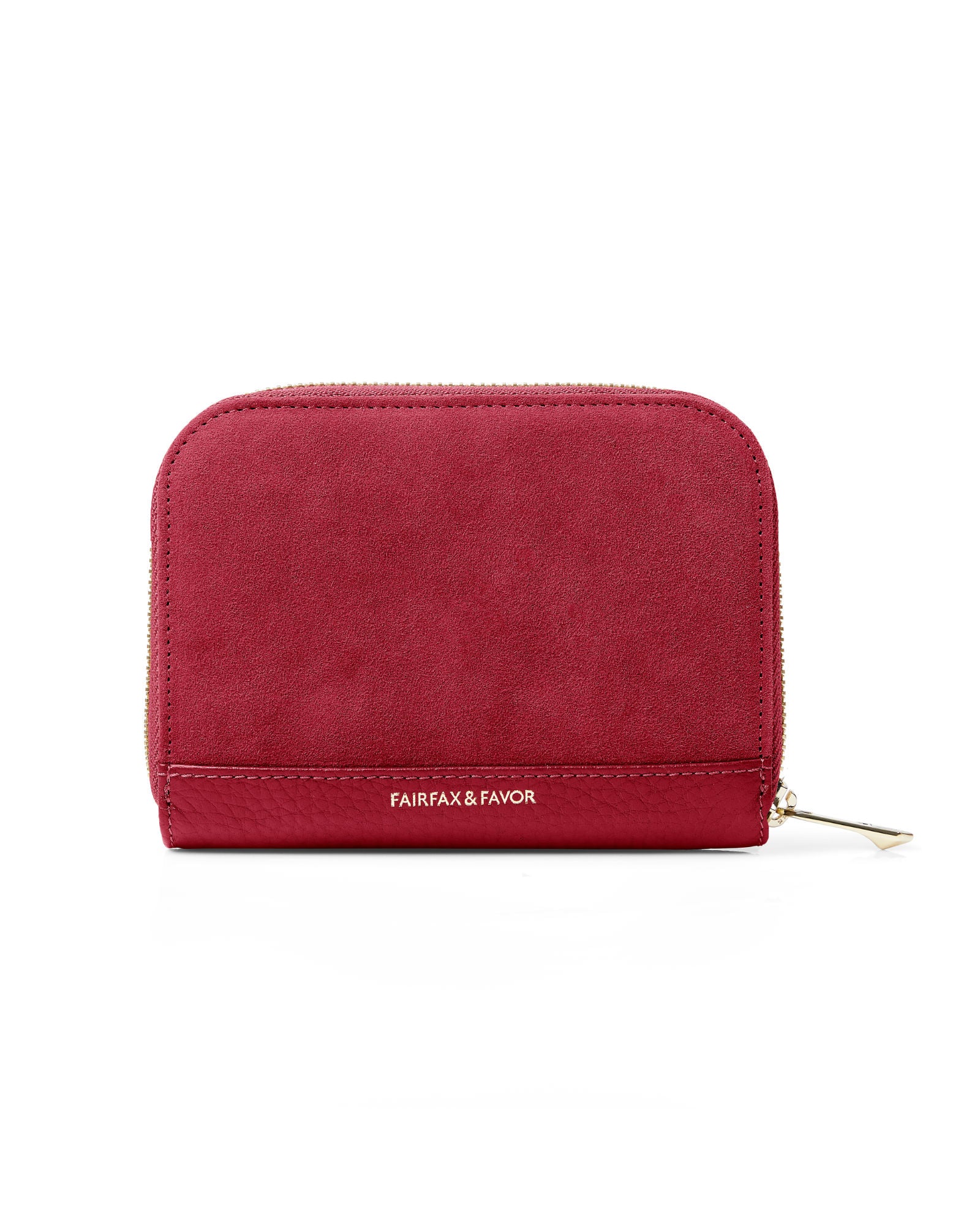 Mini Salisbury Purse - Cherry Suede
