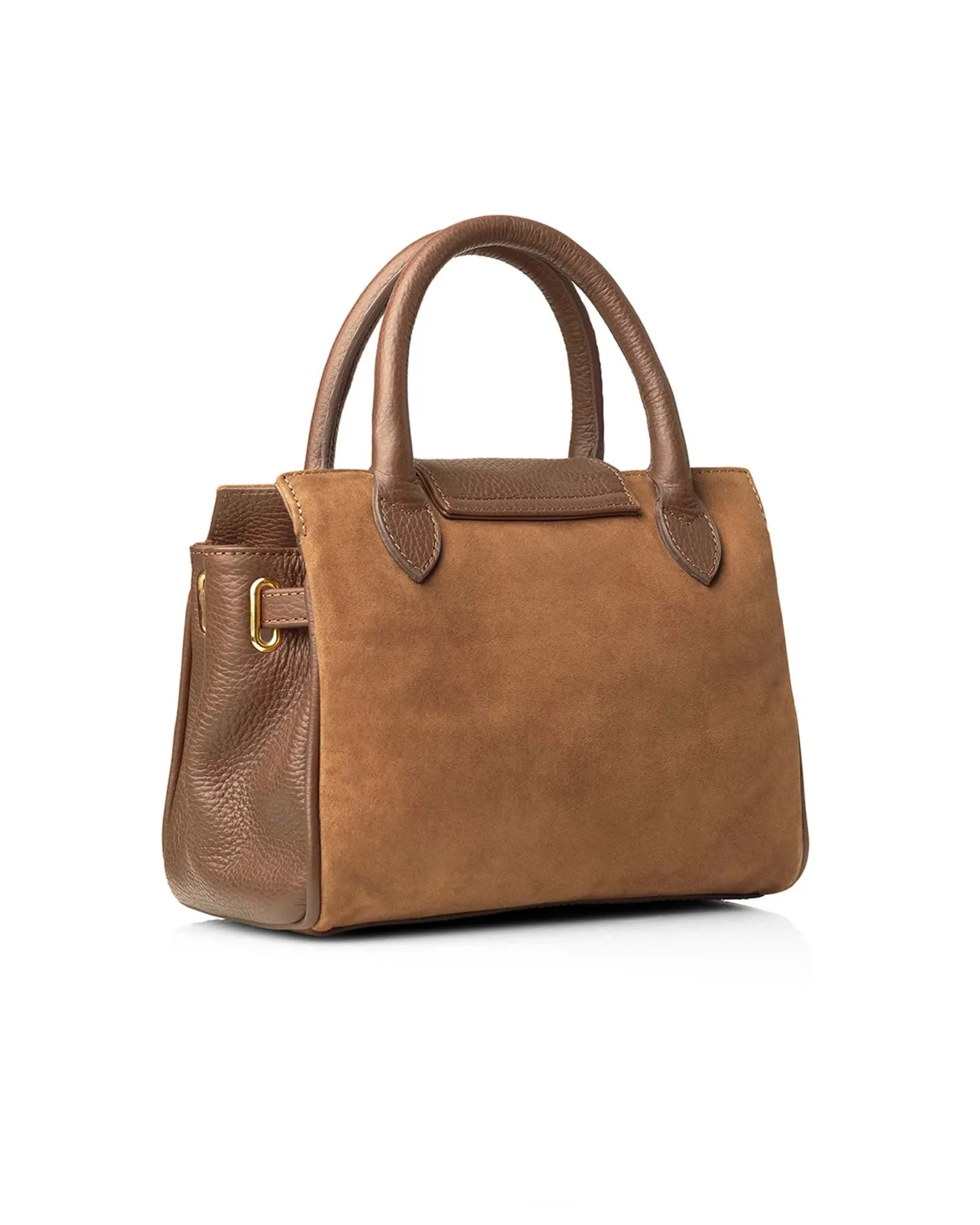 The Mini Windsor Handbag in Tan Suede