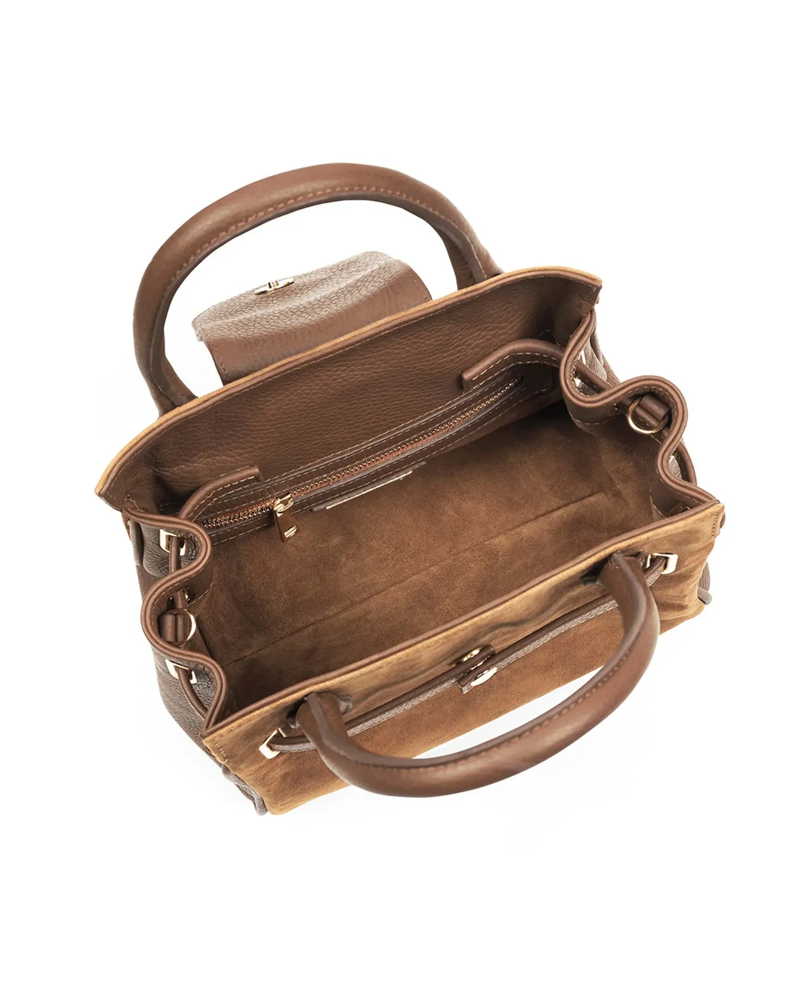 The Mini Windsor Handbag in Tan Suede