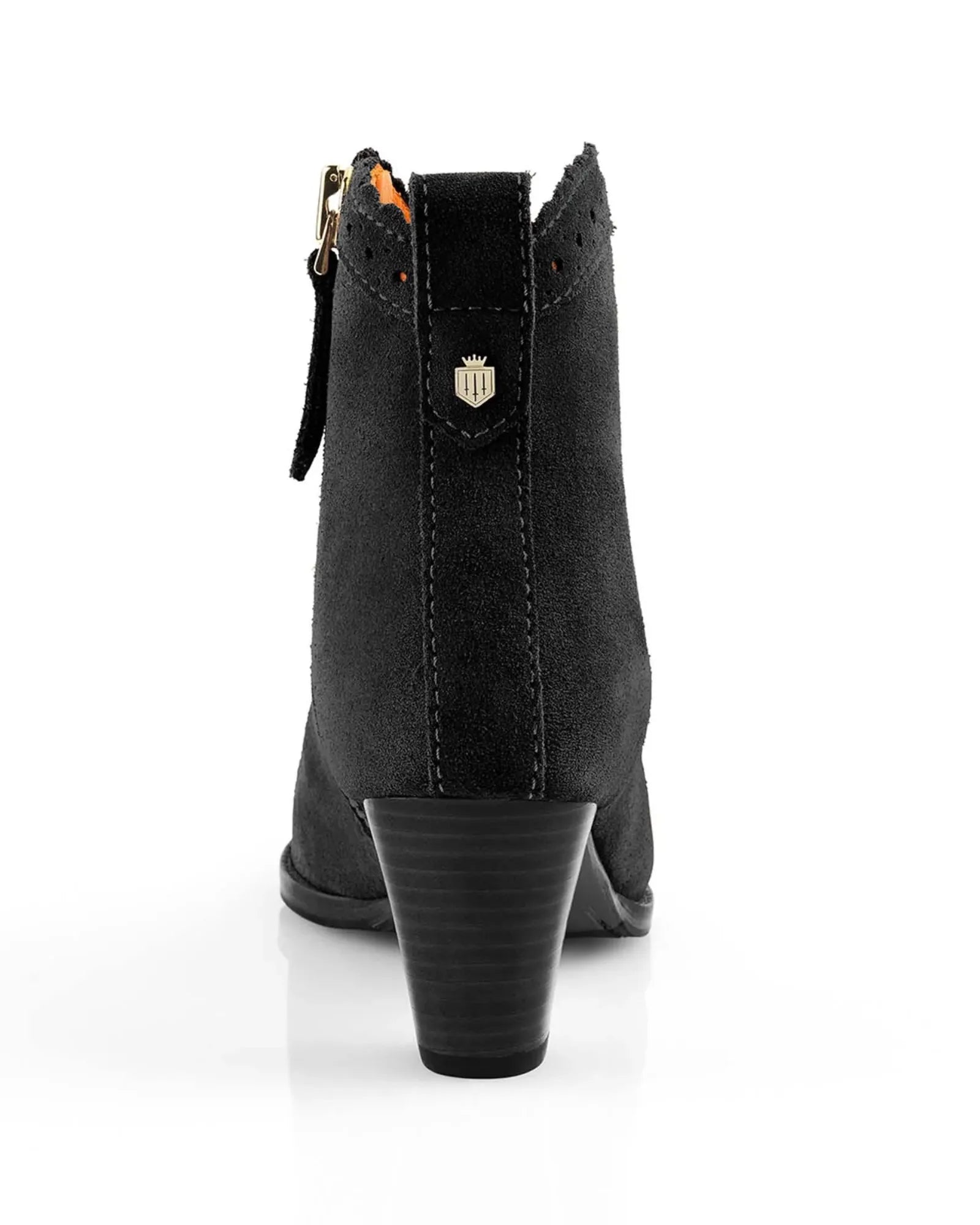 The Regina Ankle Boot in Black Suede