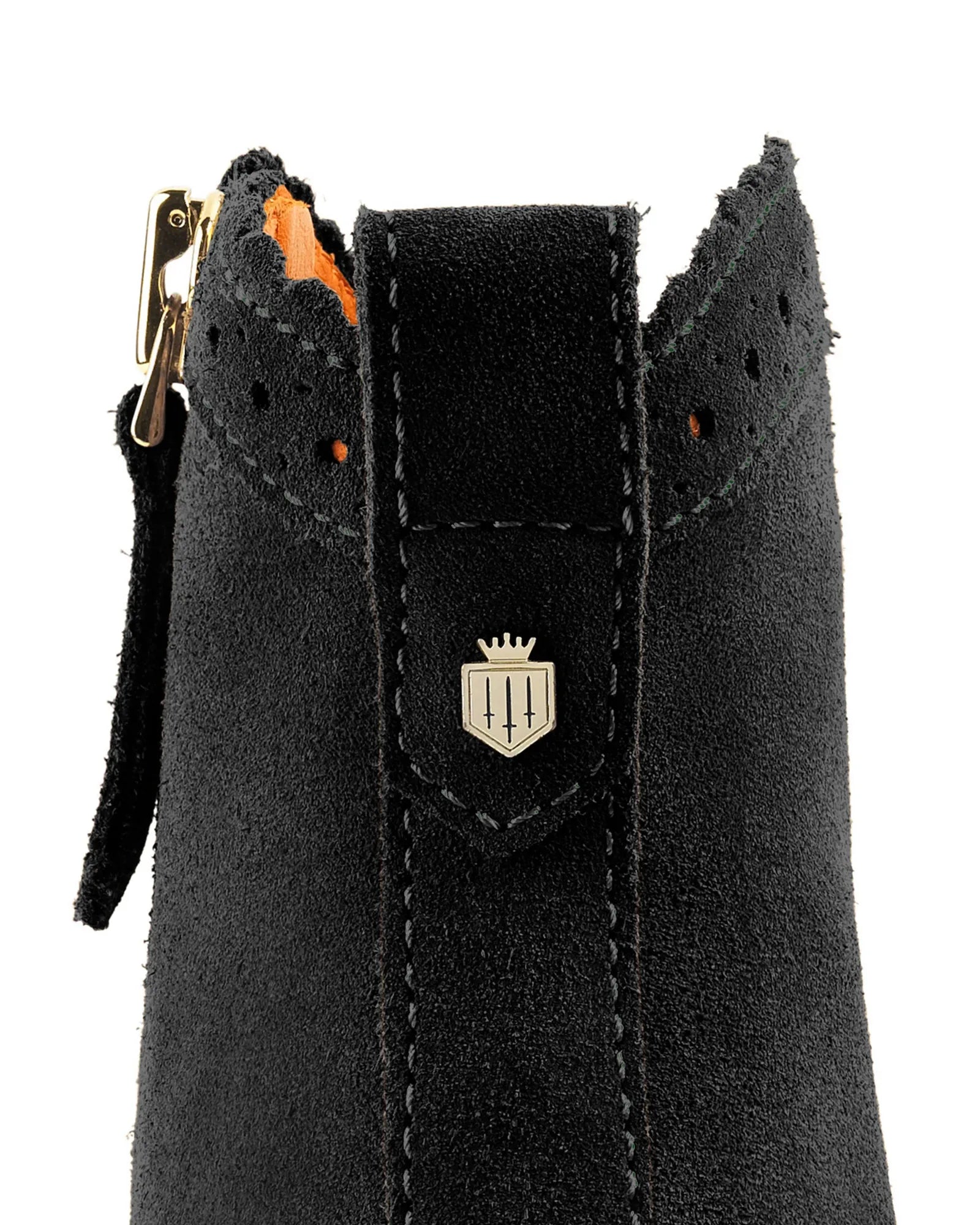 The Regina Ankle Boot in Black Suede