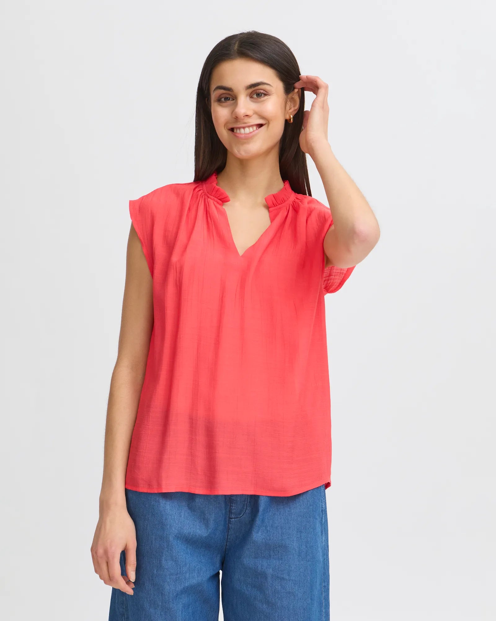 FRALYSSA Blouse - Cayenne