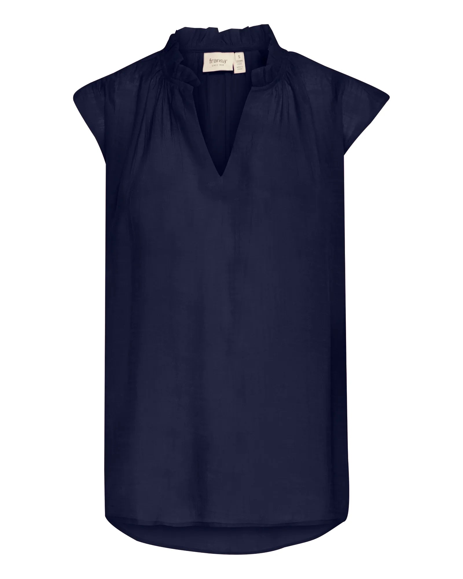 FRALYSSA Blouse - Navy Blazer