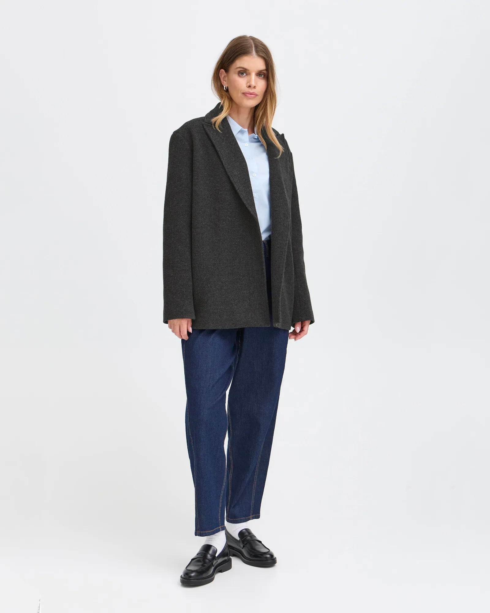 FRELIZA Jacket - Charcoal Melange