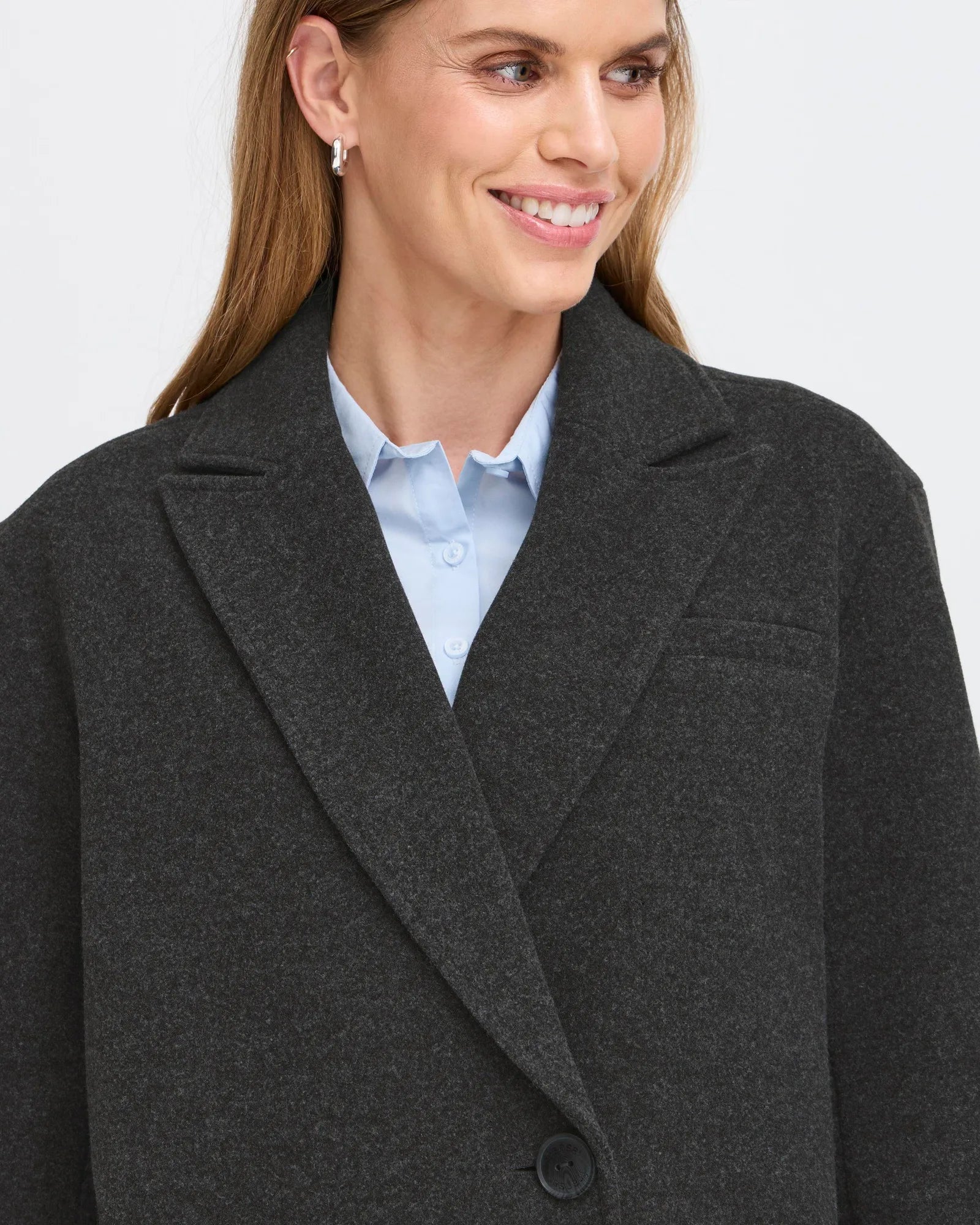 FRELIZA Jacket - Charcoal Melange