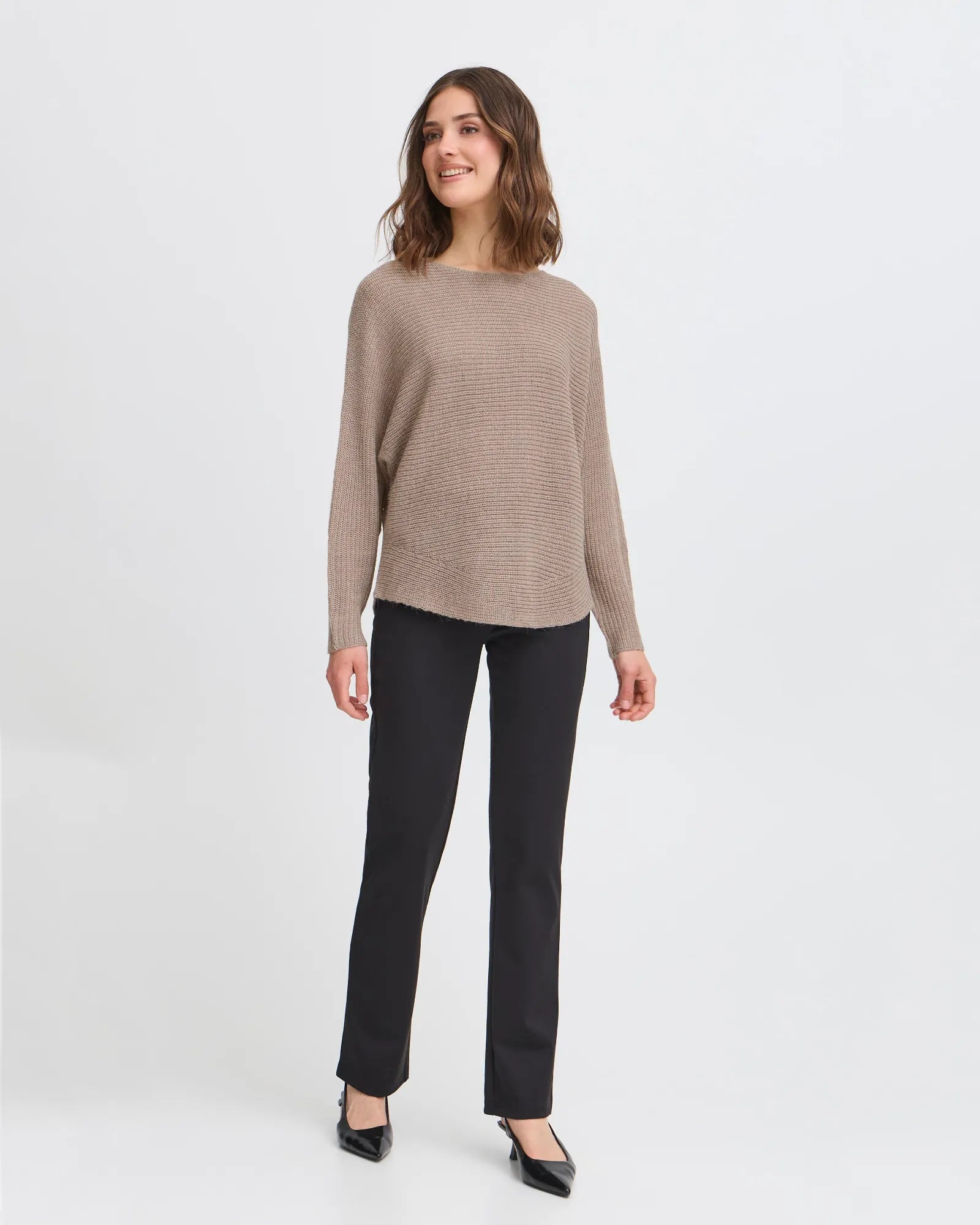 FRERETTA Pullover - Desert Taupe