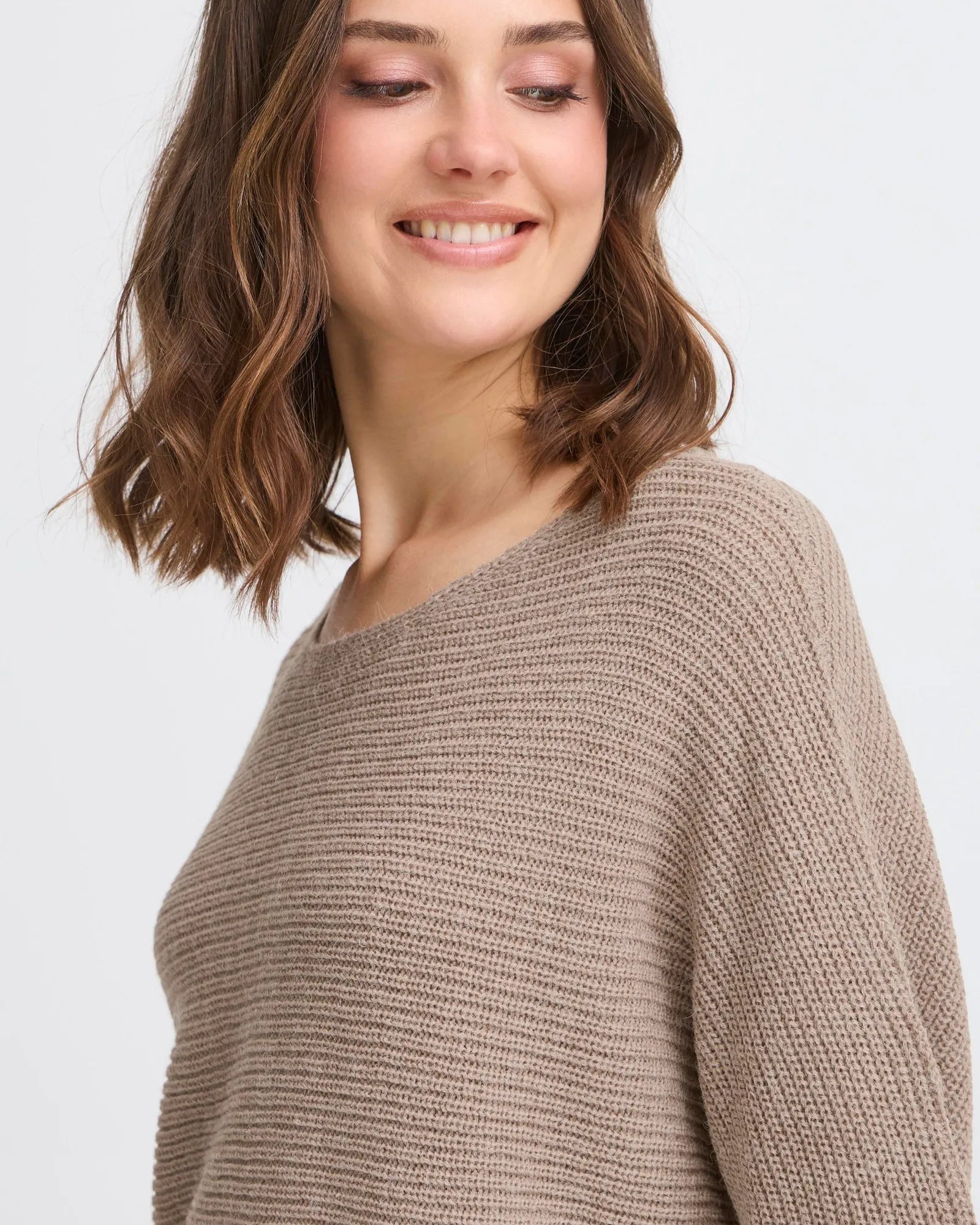 FRERETTA Pullover - Desert Taupe