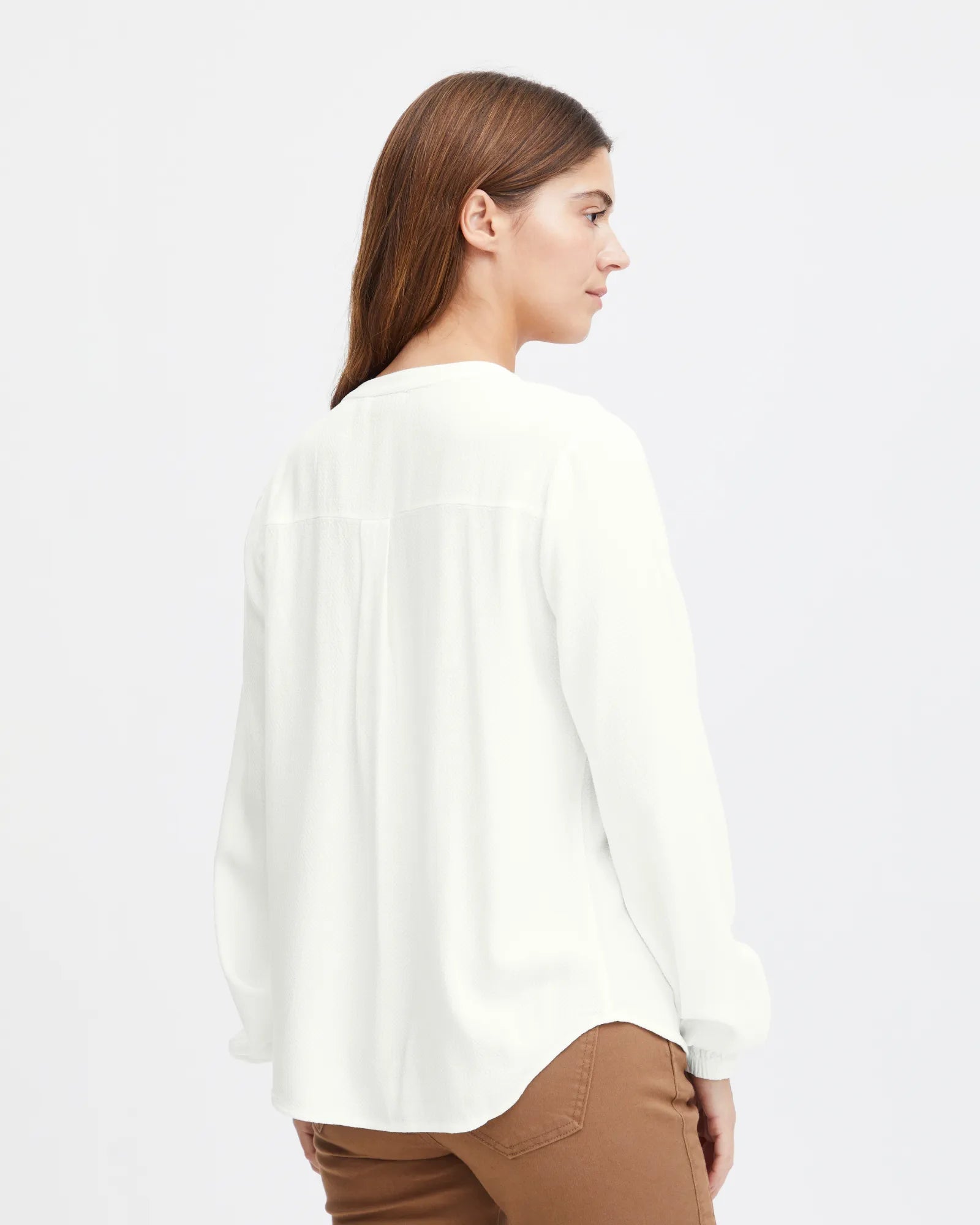 FRHAIDA White Long Sleeve Blouse