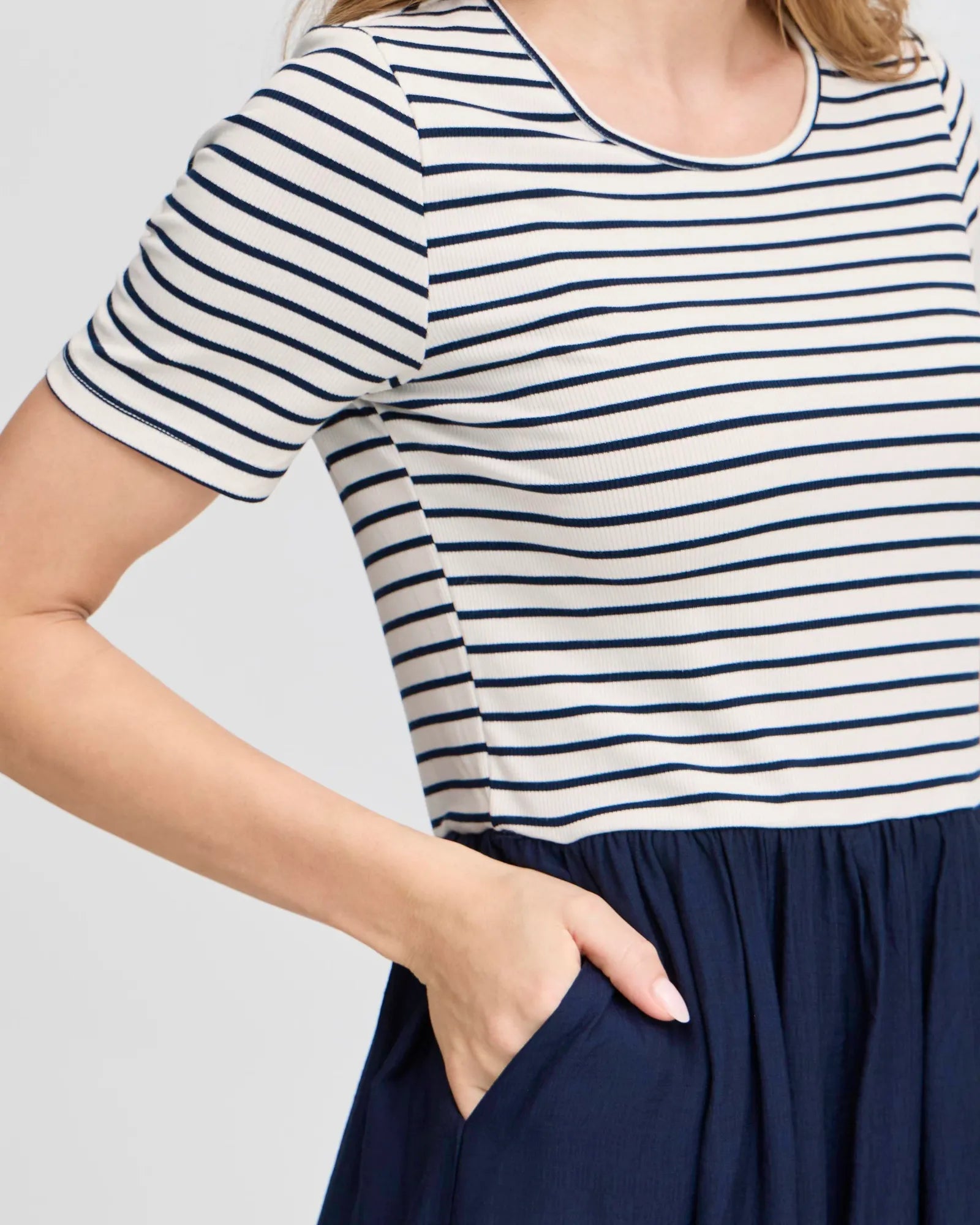 FRJUNDY Dress - Navy Blazer Mix