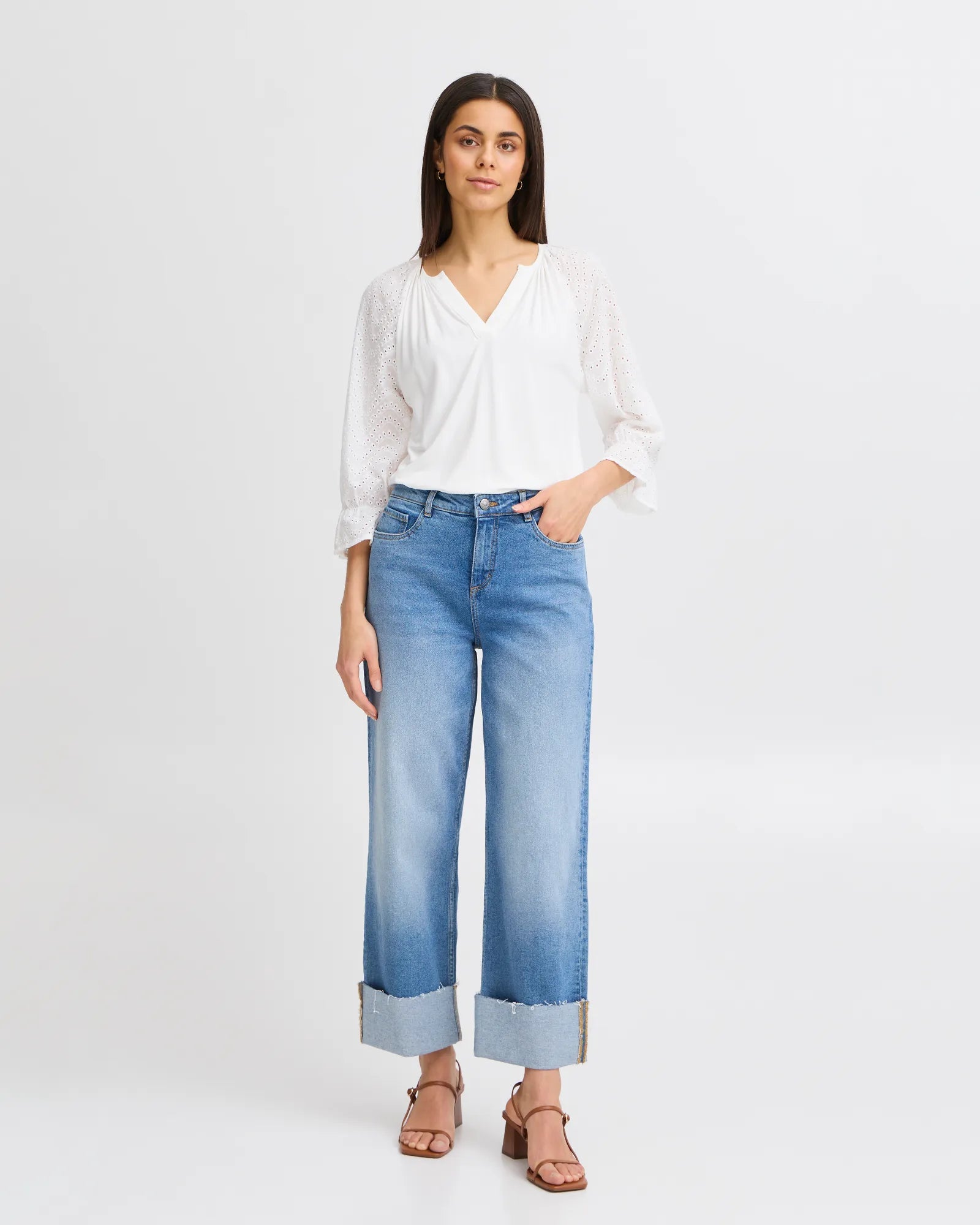 FRMYNNE Blouse - Blanc de Blanc