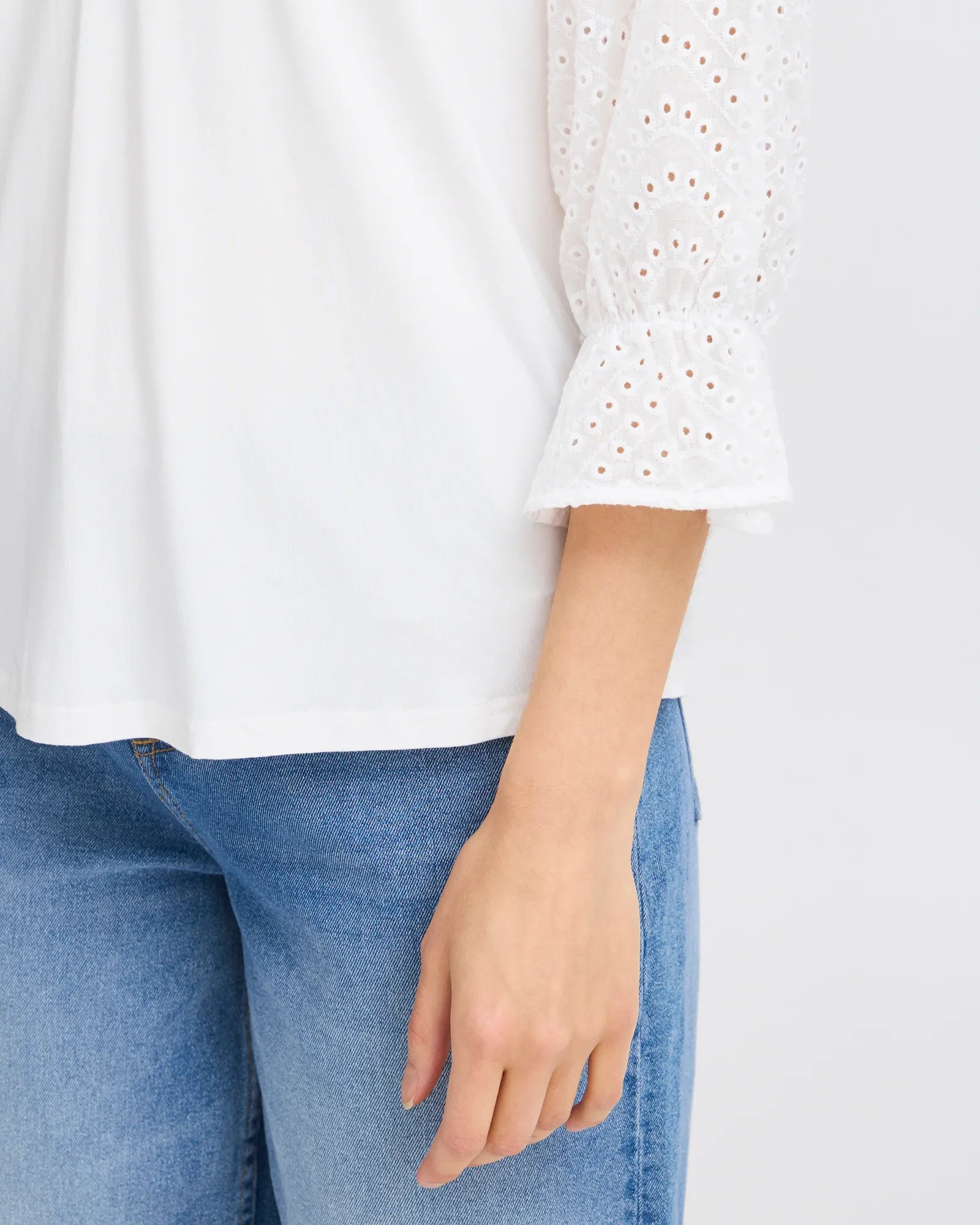 FRMYNNE Blouse - Blanc de Blanc