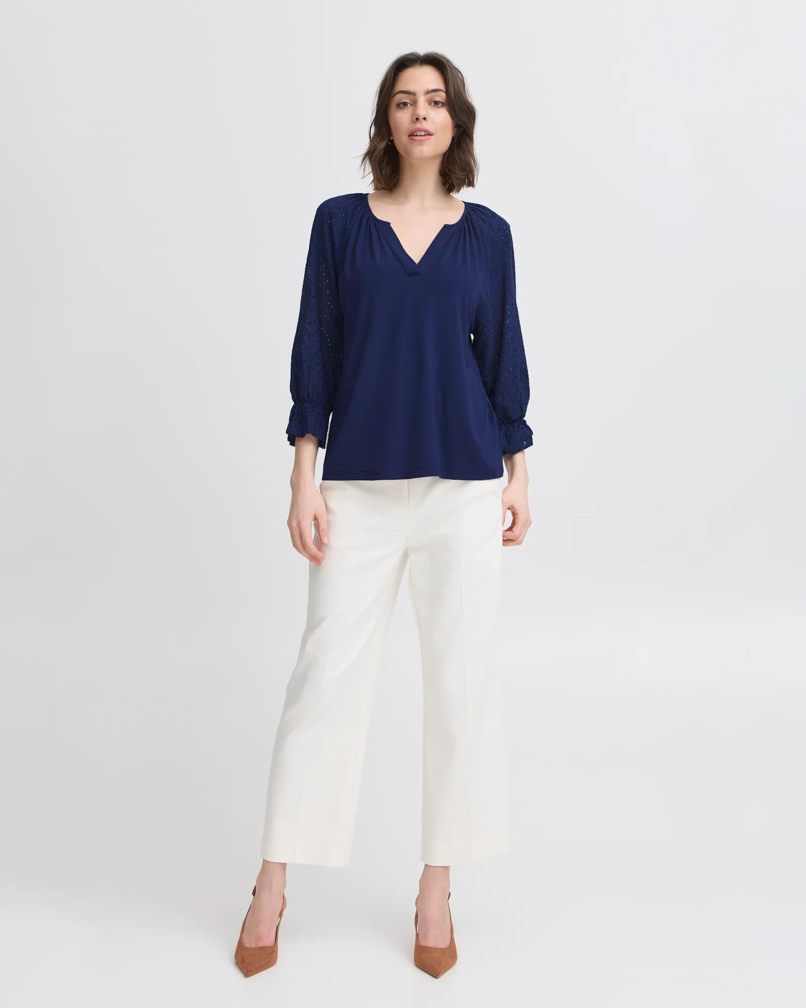 FRMYNNE Blouse - Navy Blazer