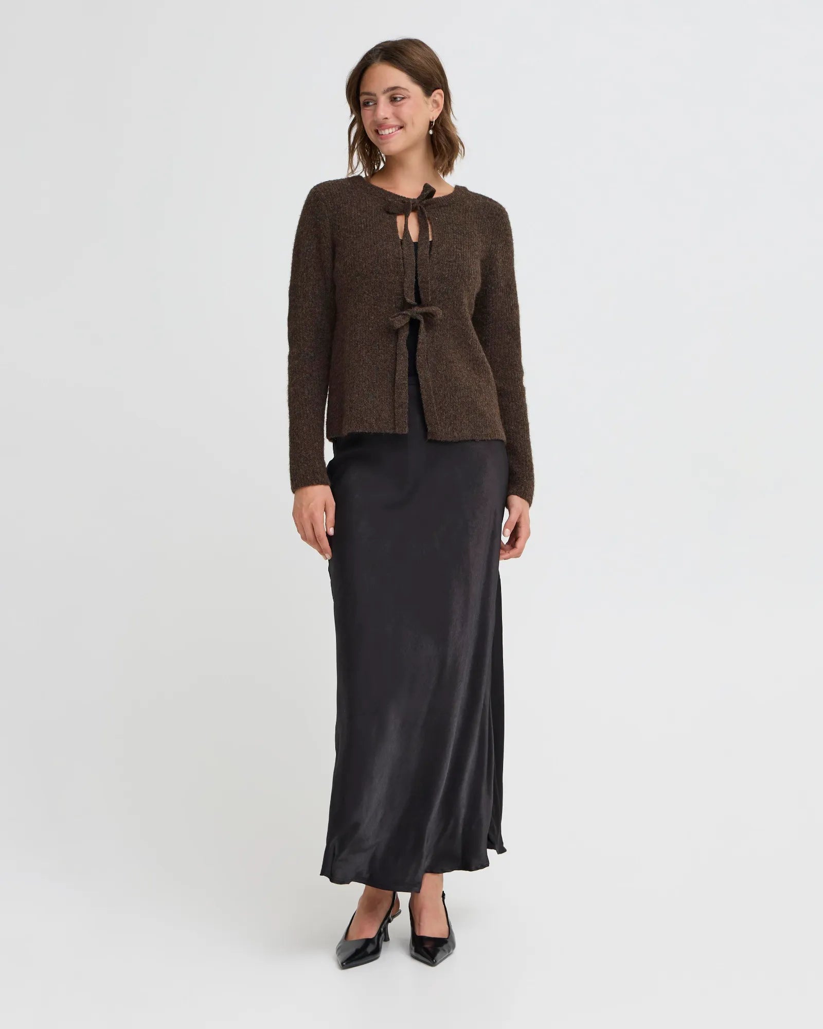 FRROSANNA Cardigan - Chocolate