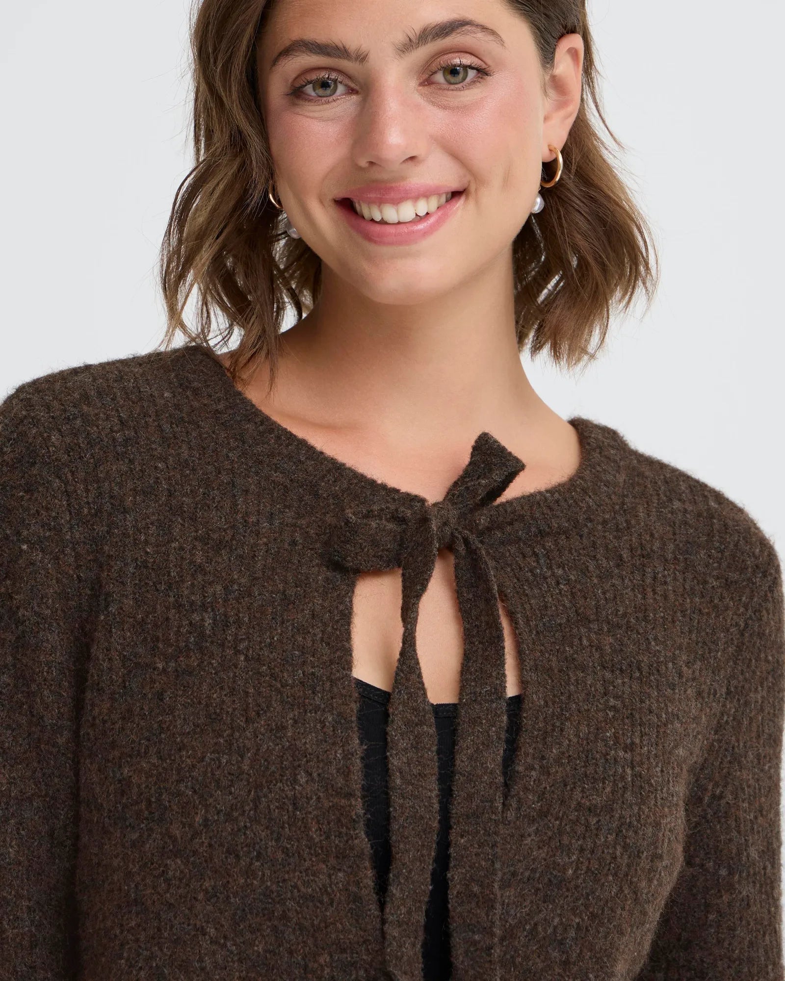 FRROSANNA Cardigan - Chocolate