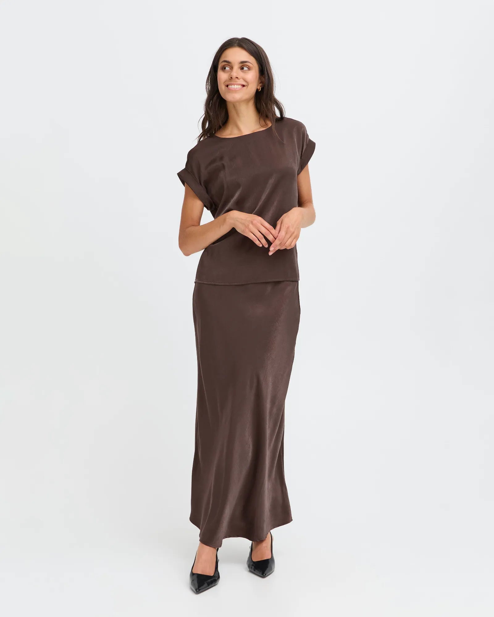 FRSHINA Blouse - Chocolate
