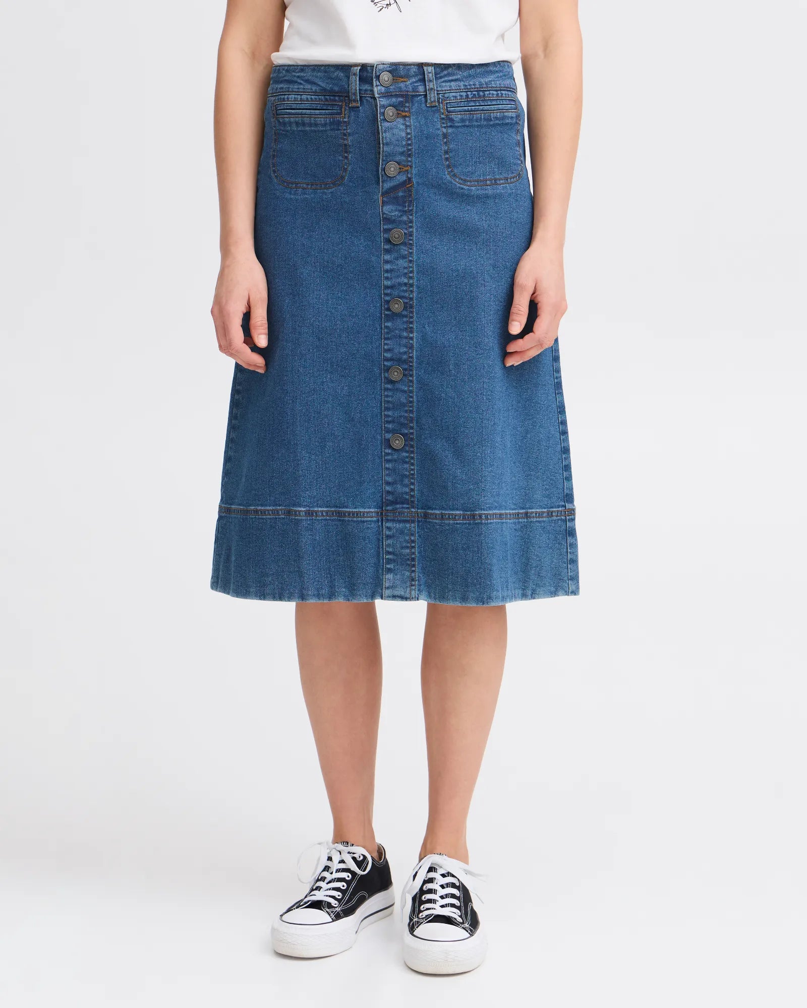 FRVOCUT Skirt - True Blue Denim