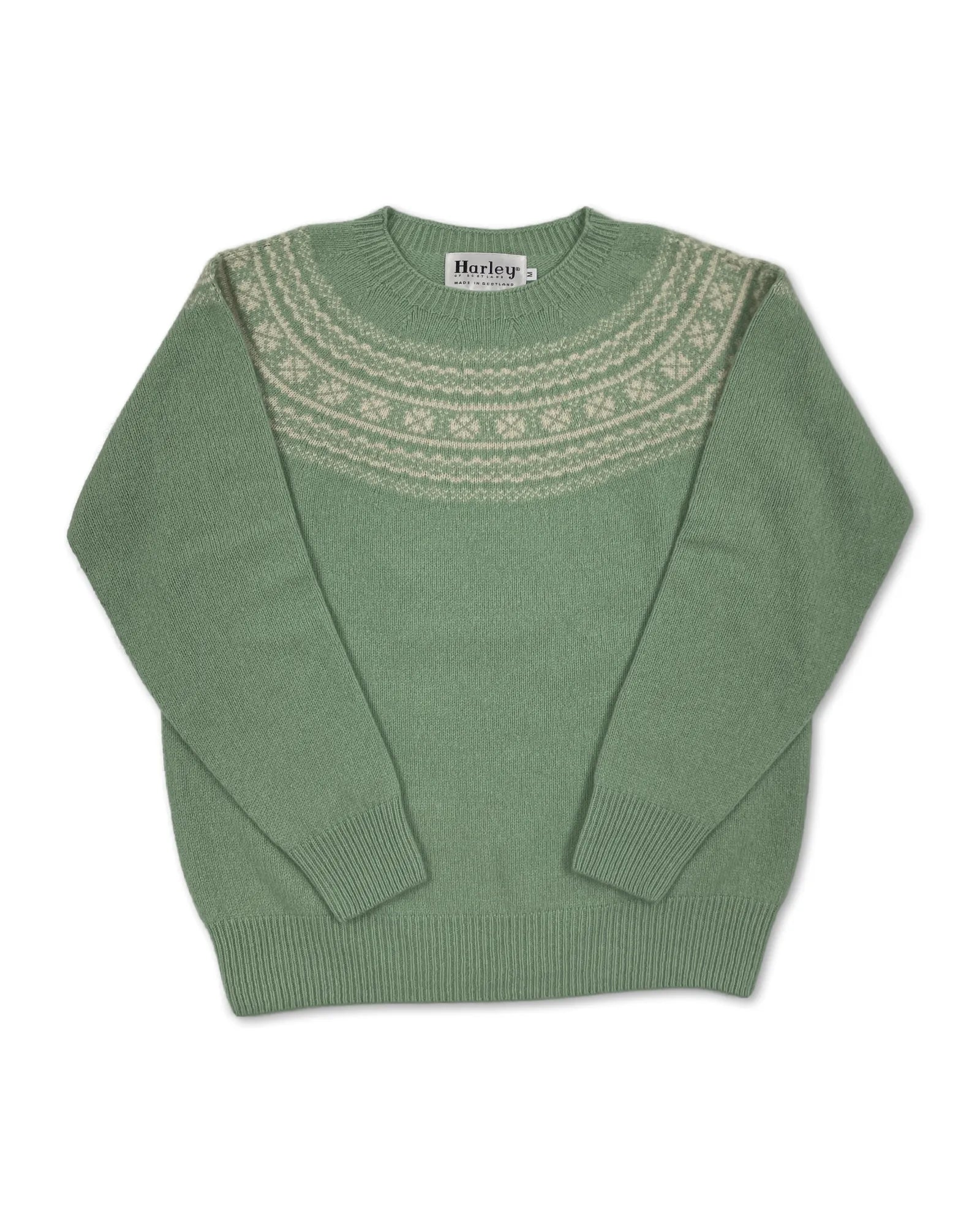 Women's Superfine Lambswool Sweater (L3798/9) - Aniseed
