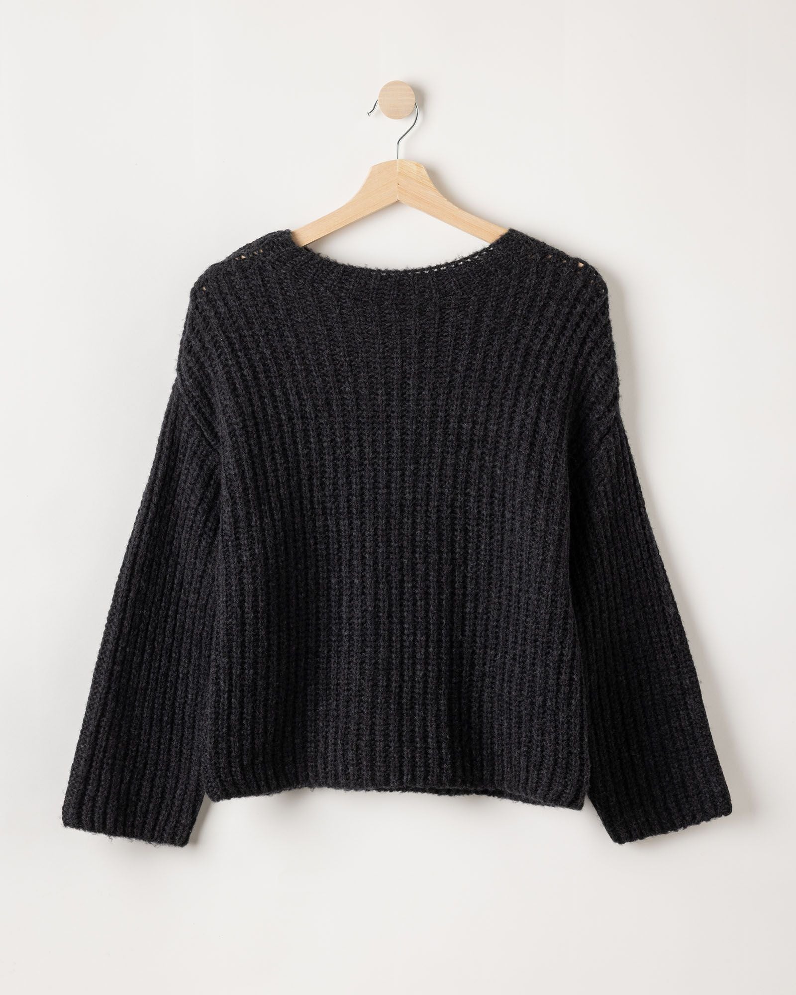 Cajsa Sweater - Anthracite Melange