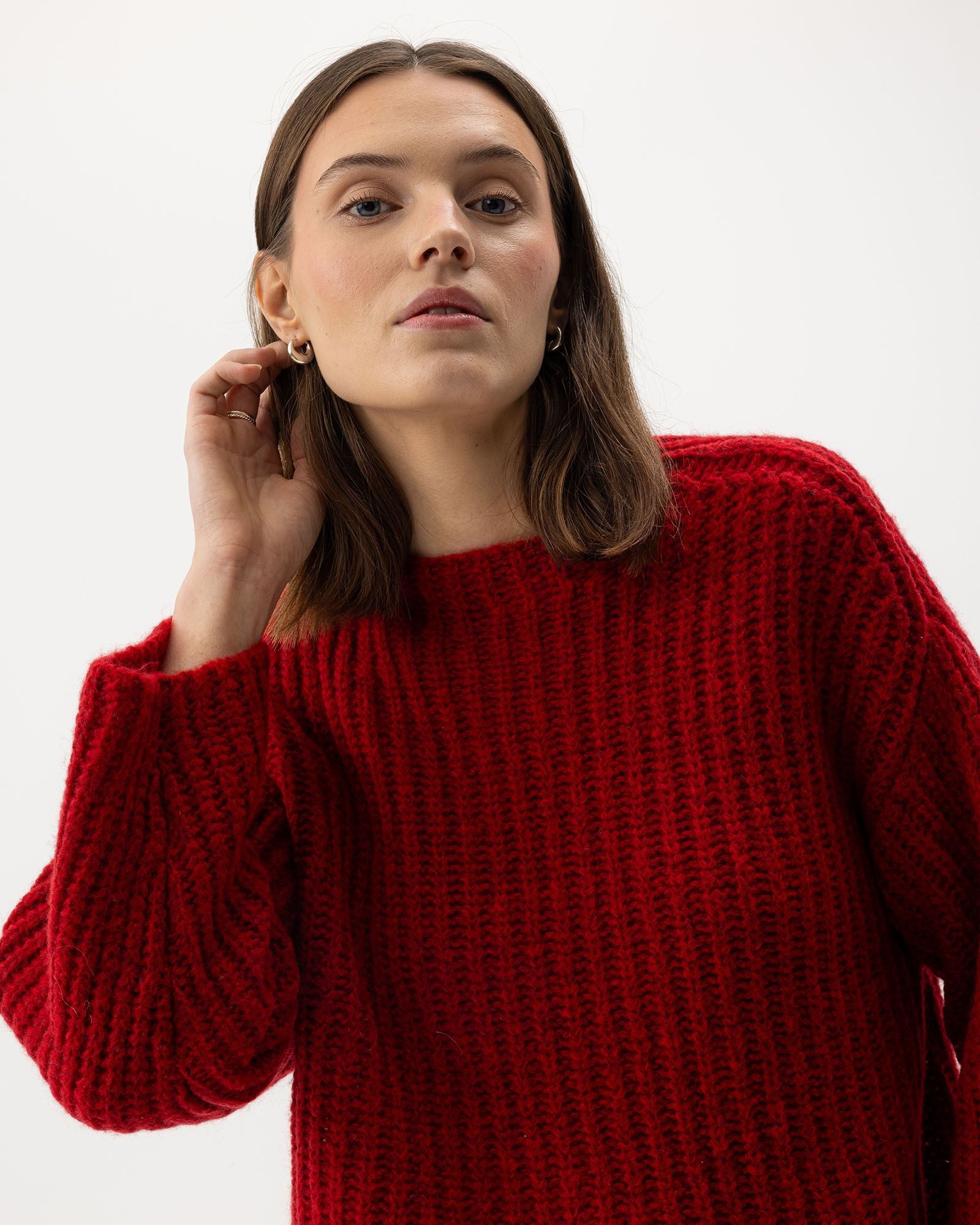 Cajsa Sweater - Ruby
