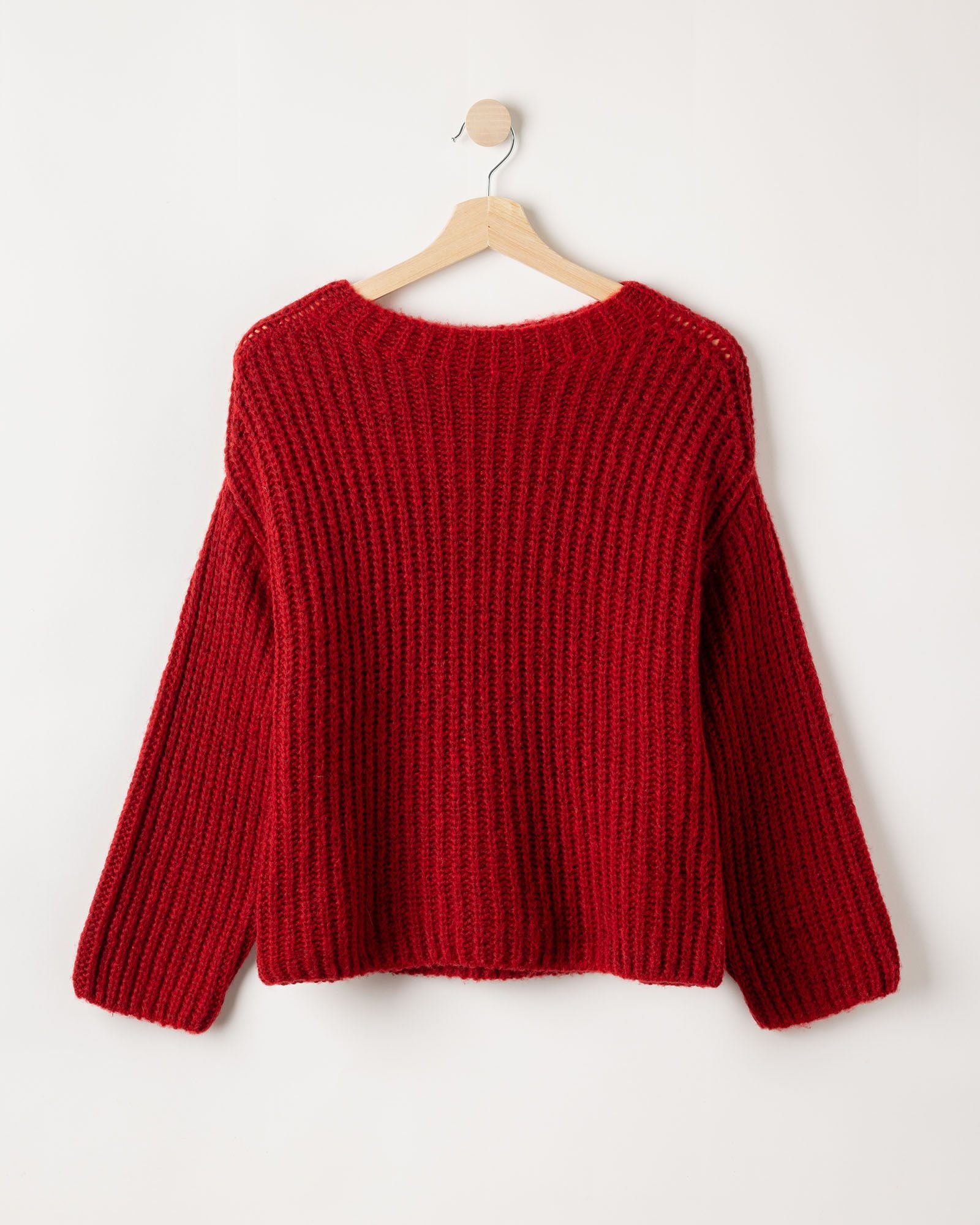 Cajsa Sweater - Ruby
