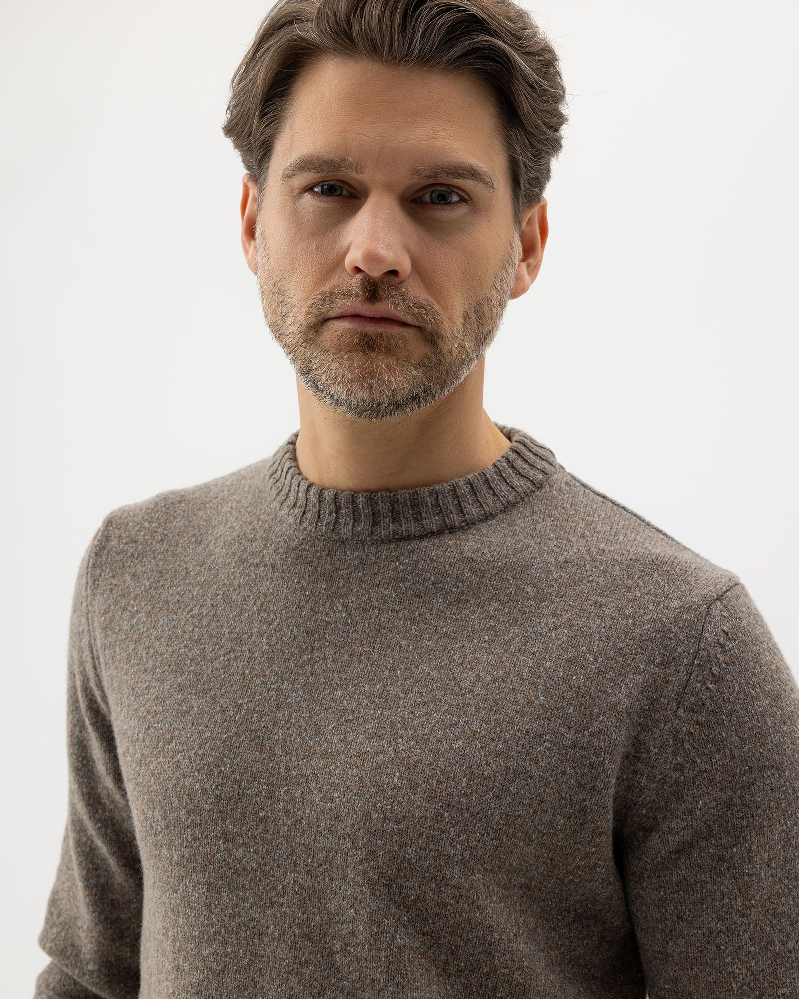 Charles Crew Neck Jumper - Mole