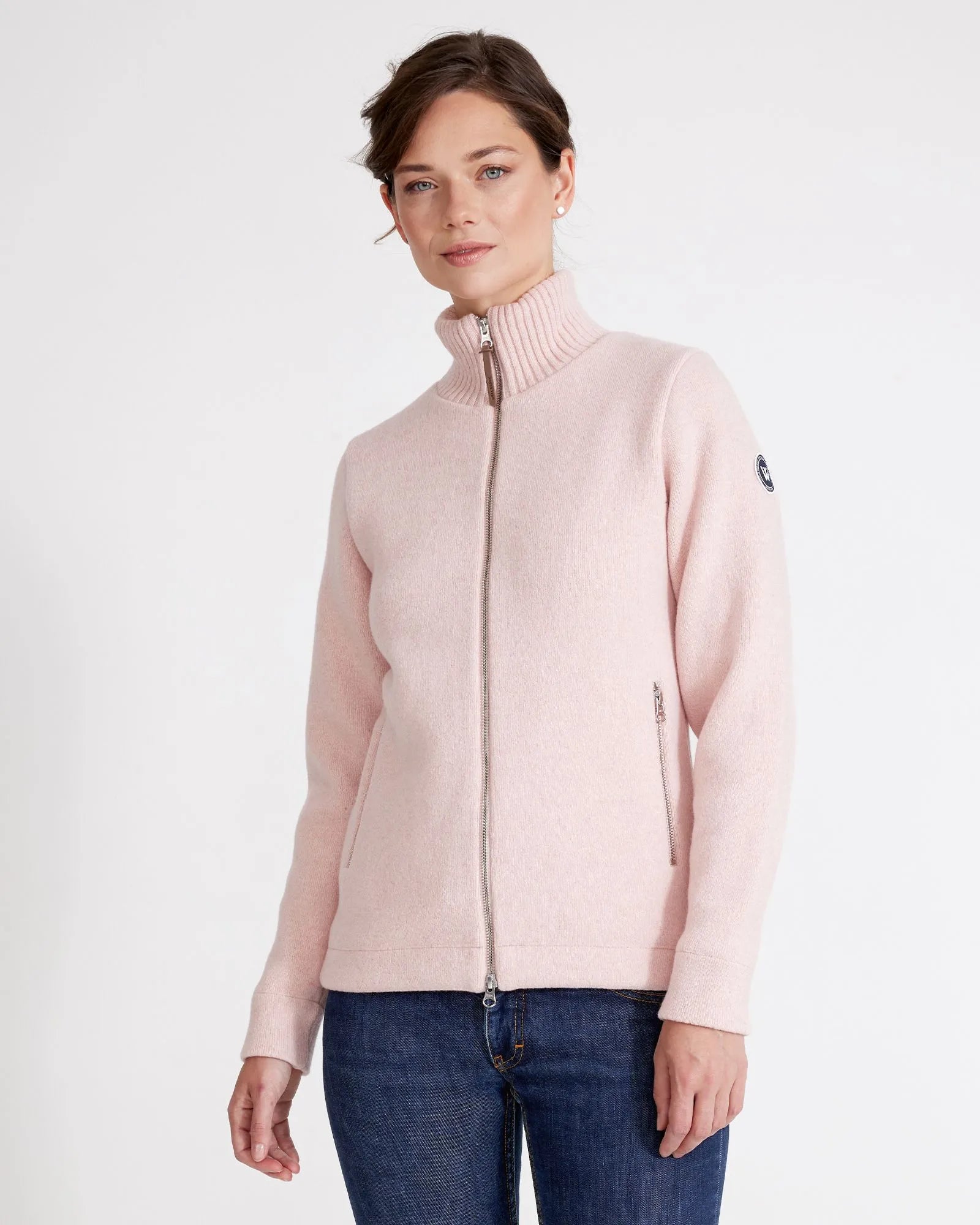 Claire Knitted Windproof Sweater - Flamingo
